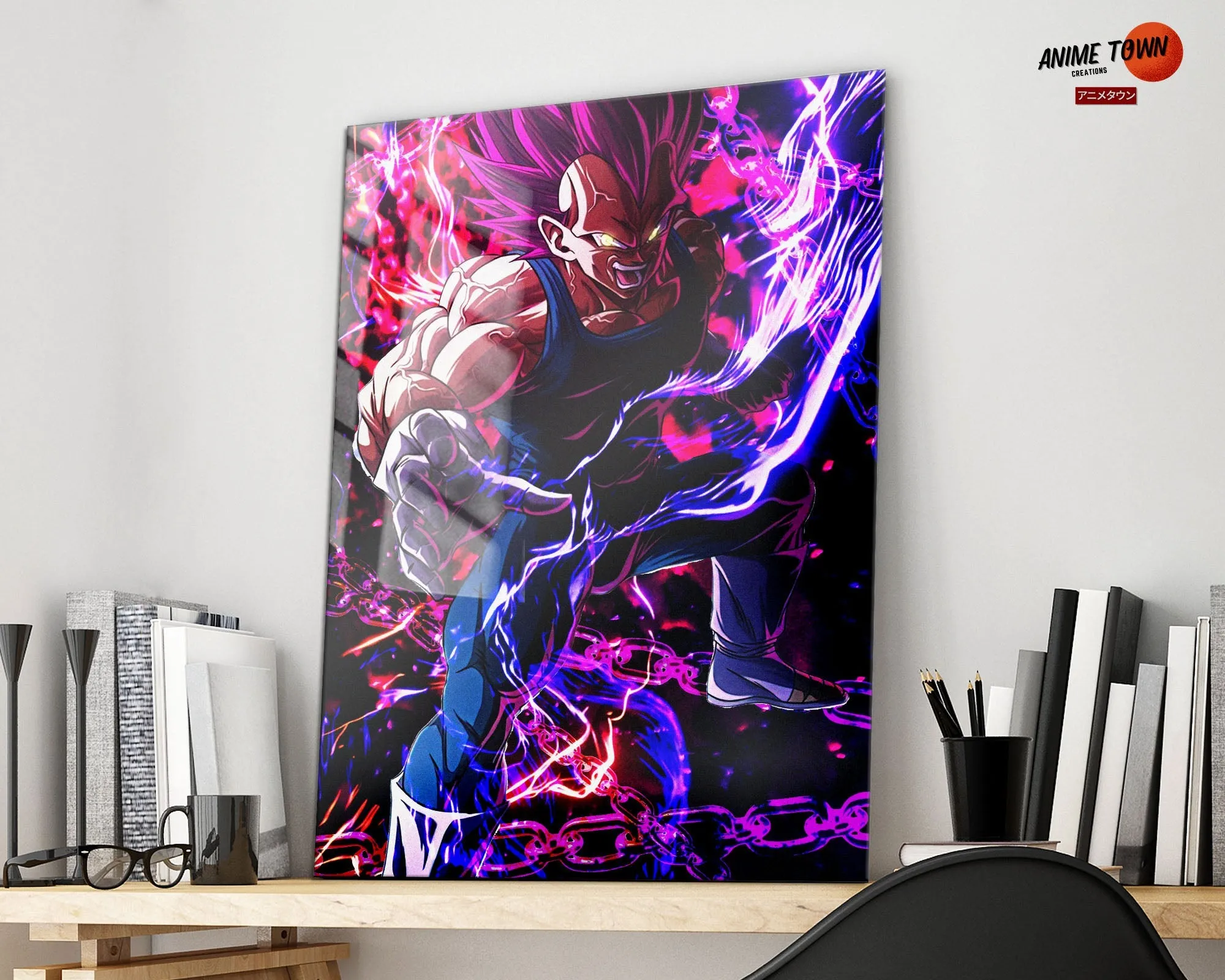 Dragon Ball Vegeta Ultra Ego Metal Poster