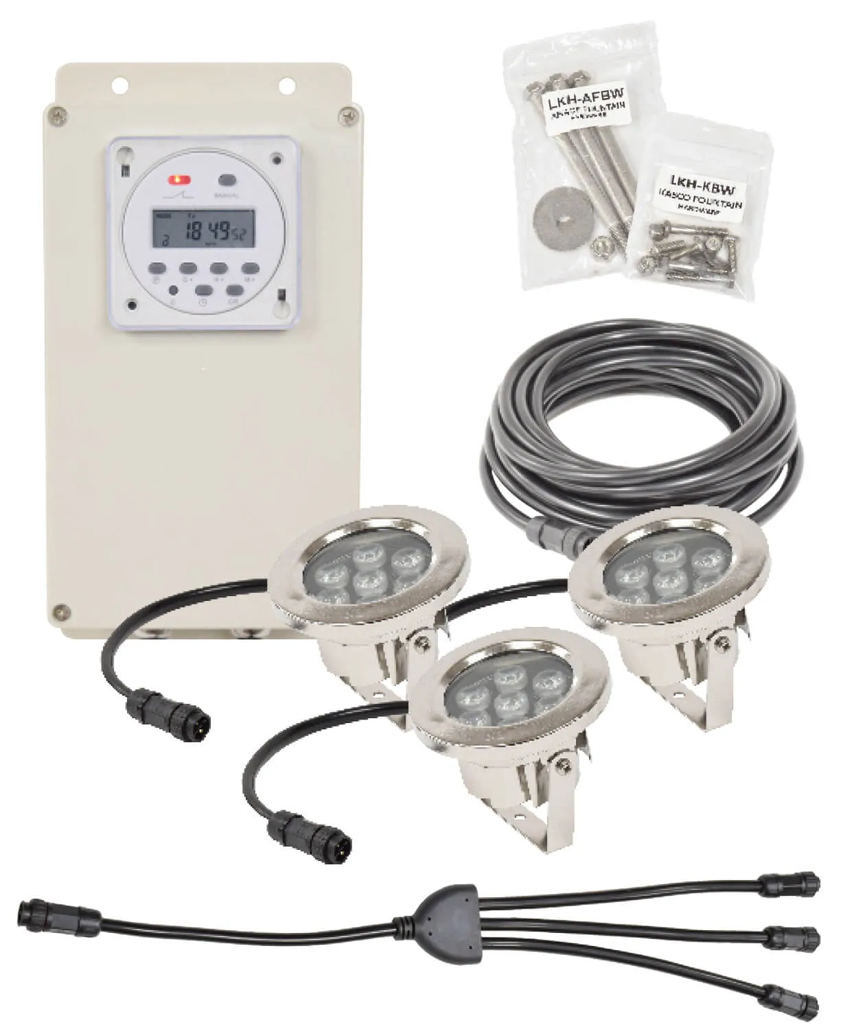 EasyPro™ AquaShine™ Warm White Fountain Light Kits