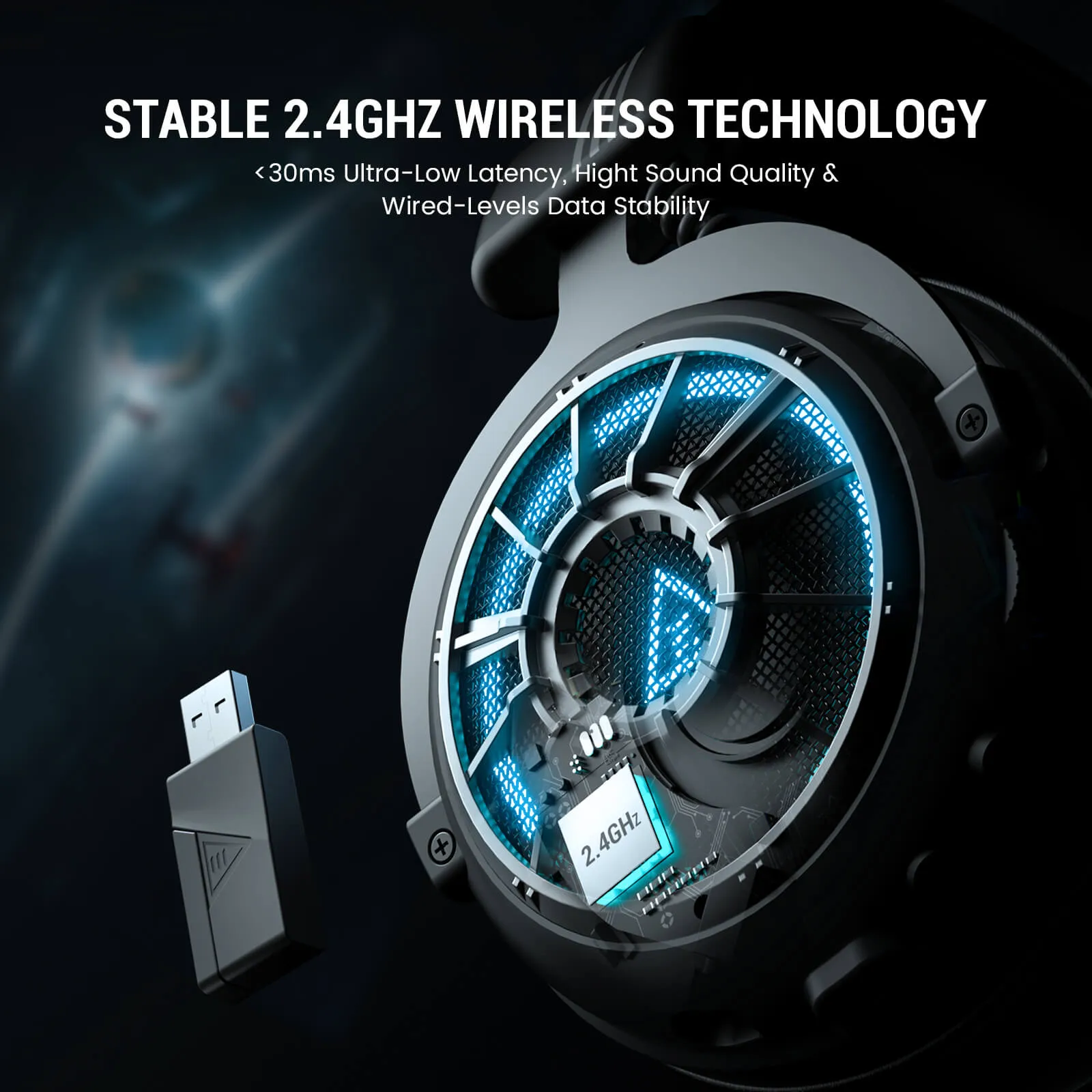 EKSA® StarEngine BT Wireless Gaming Headset