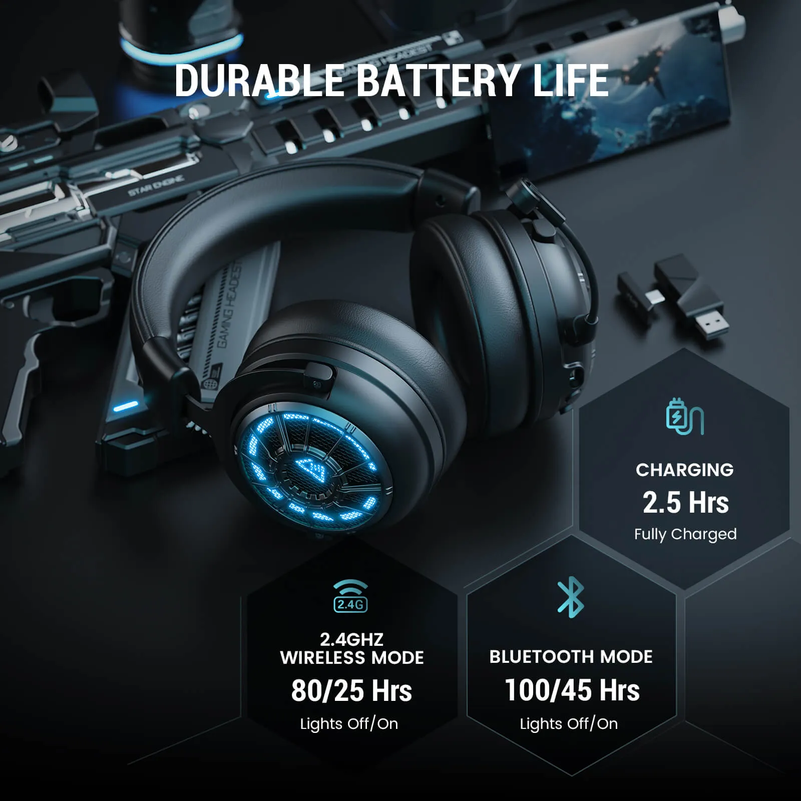 EKSA® StarEngine BT Wireless Gaming Headset