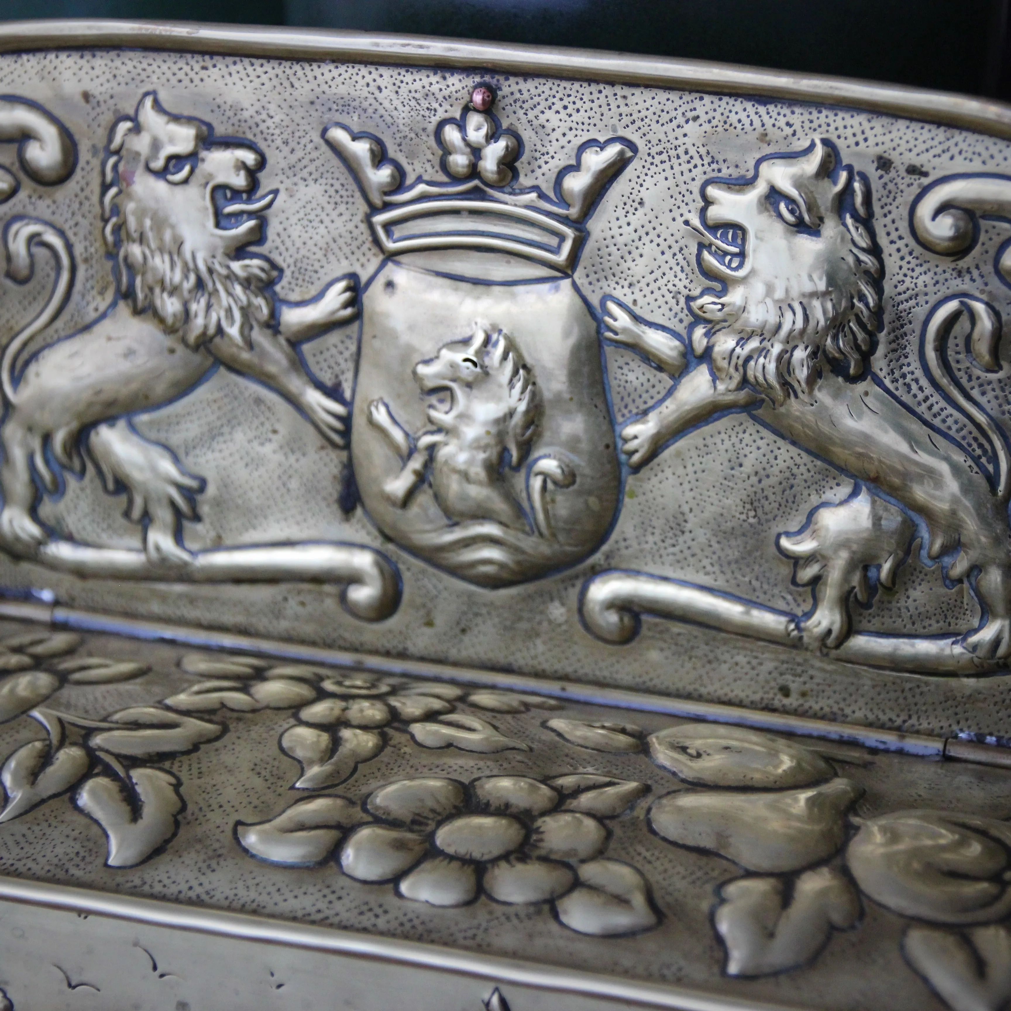 English Brass Candlebox