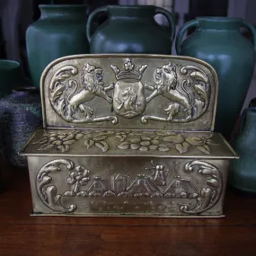 English Brass Candlebox