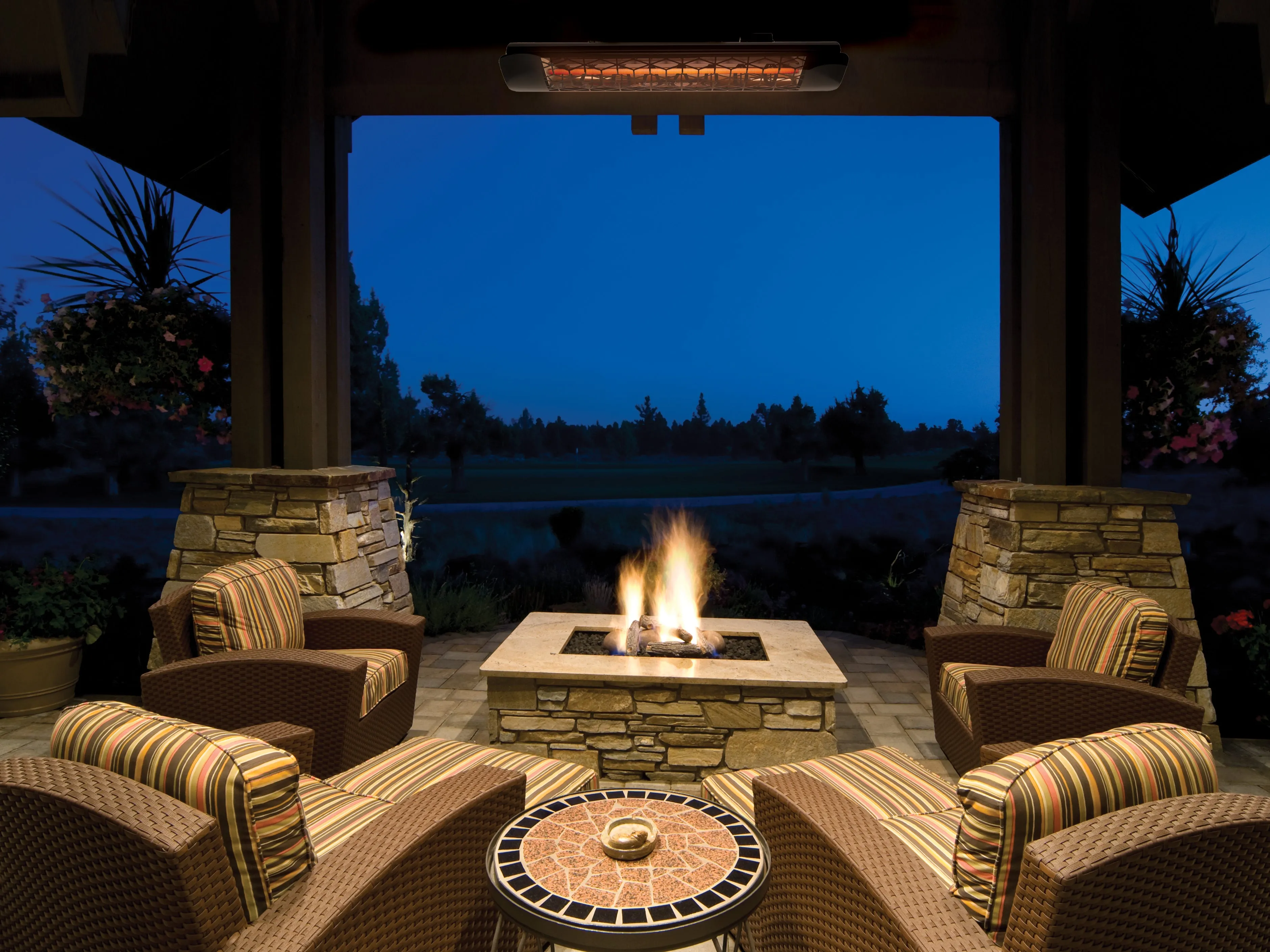 Eurofase 2000 Watt 39 Inch Single Element Electric Patio Heater