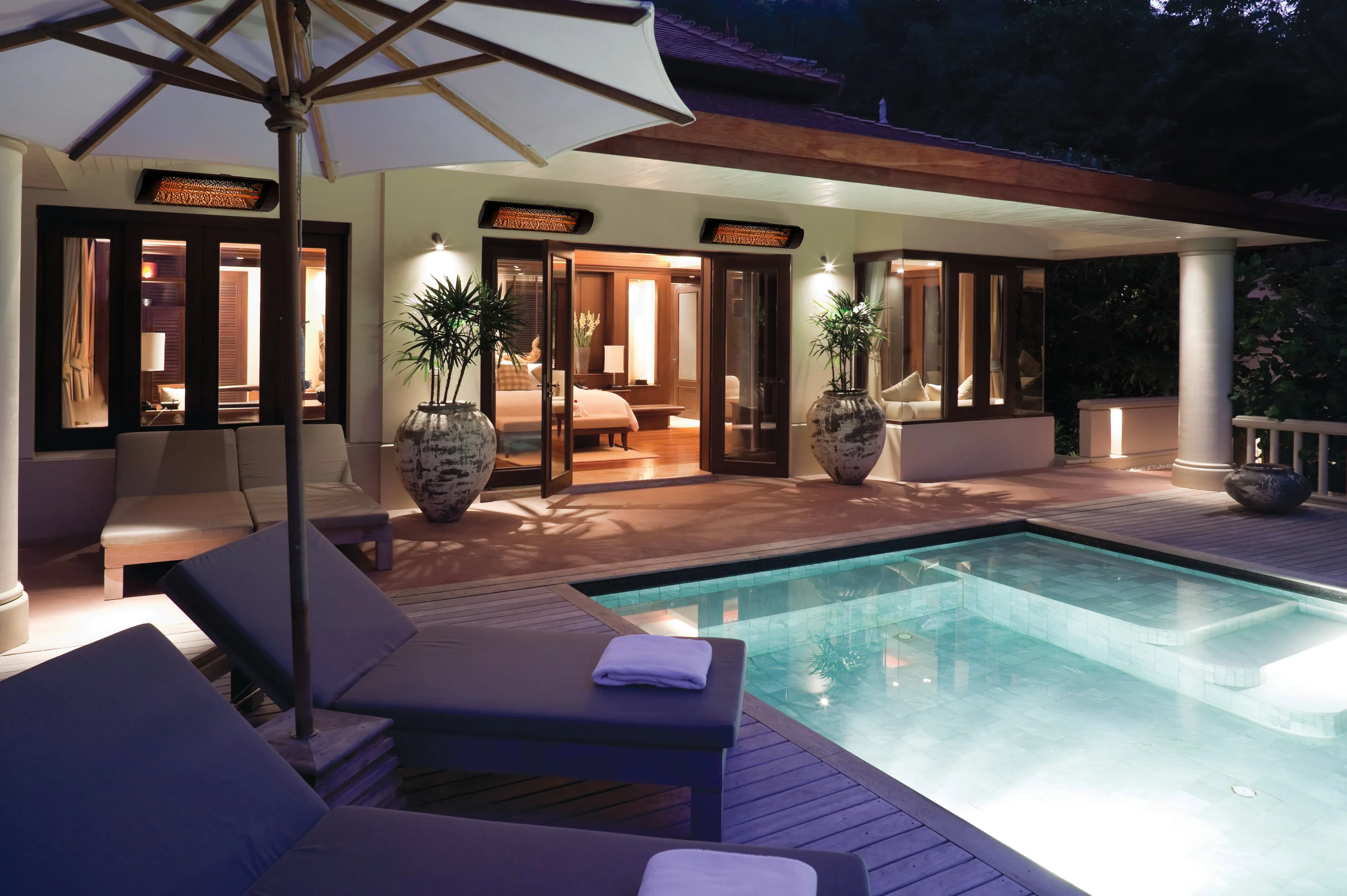 Eurofase 2000 Watt 39 Inch Single Element Electric Patio Heater