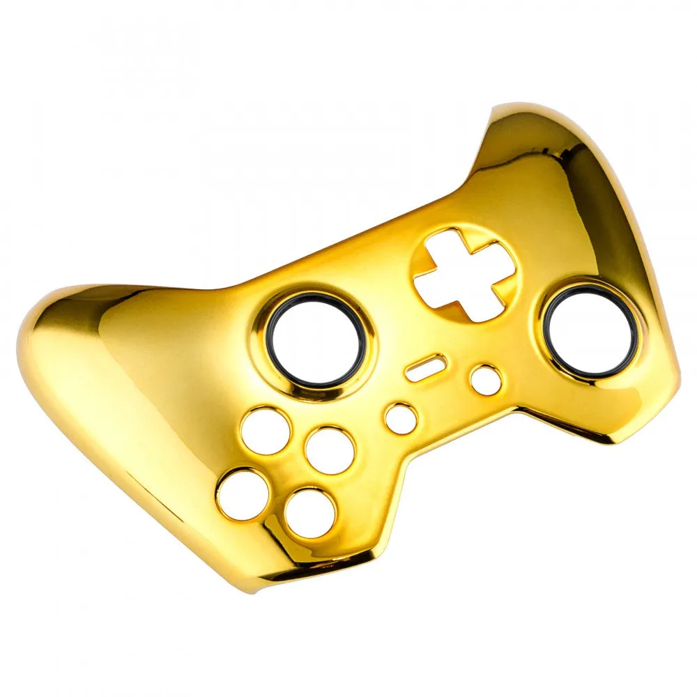 eXtremeRate New Custom Gold Remote Controller Top Shell for Xbox One Elite Model 1698-XOED001