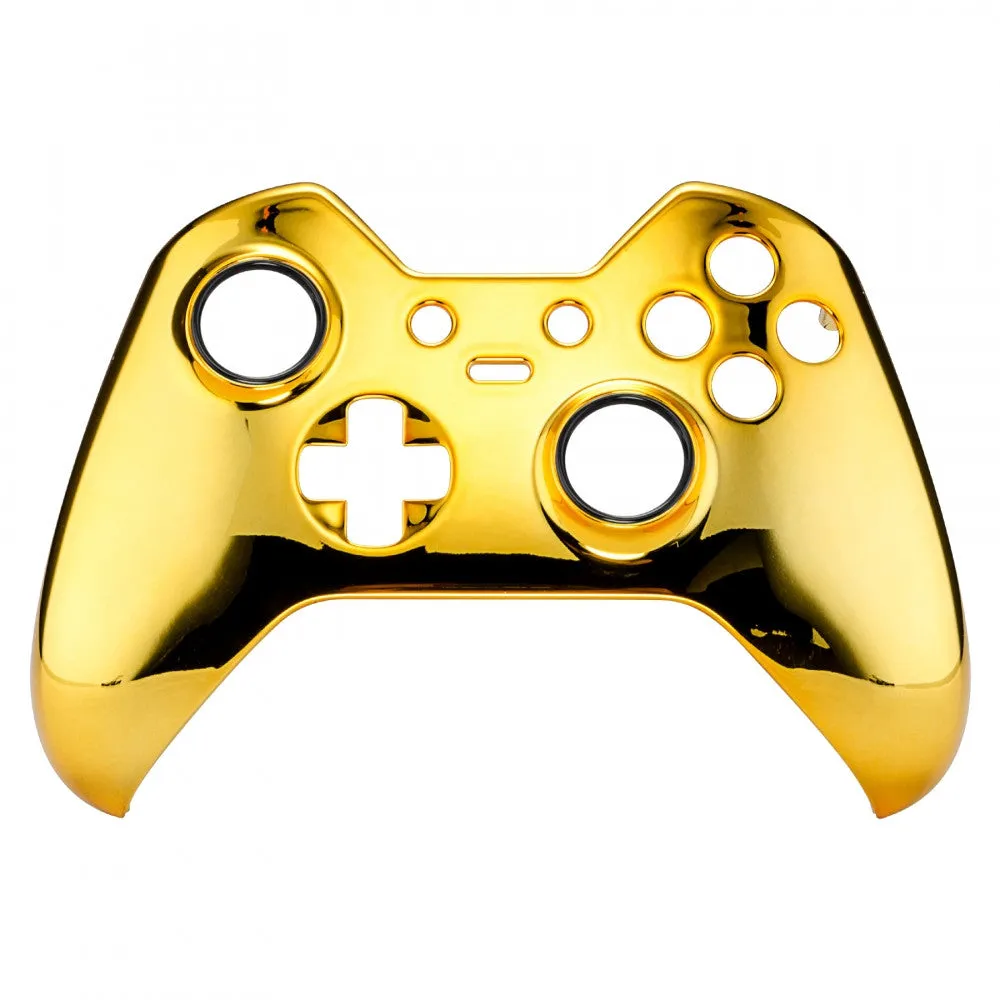 eXtremeRate New Custom Gold Remote Controller Top Shell for Xbox One Elite Model 1698-XOED001