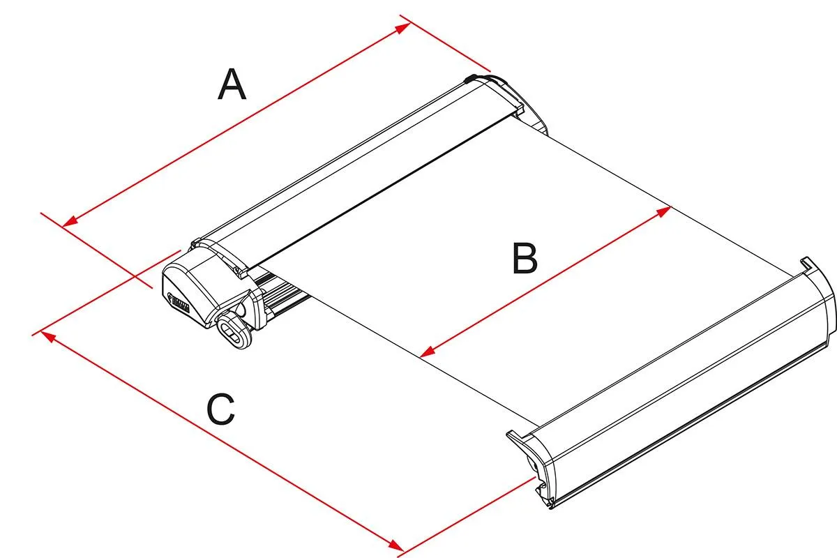 Fiamma Camper Vans F80S Roof Mount Awning