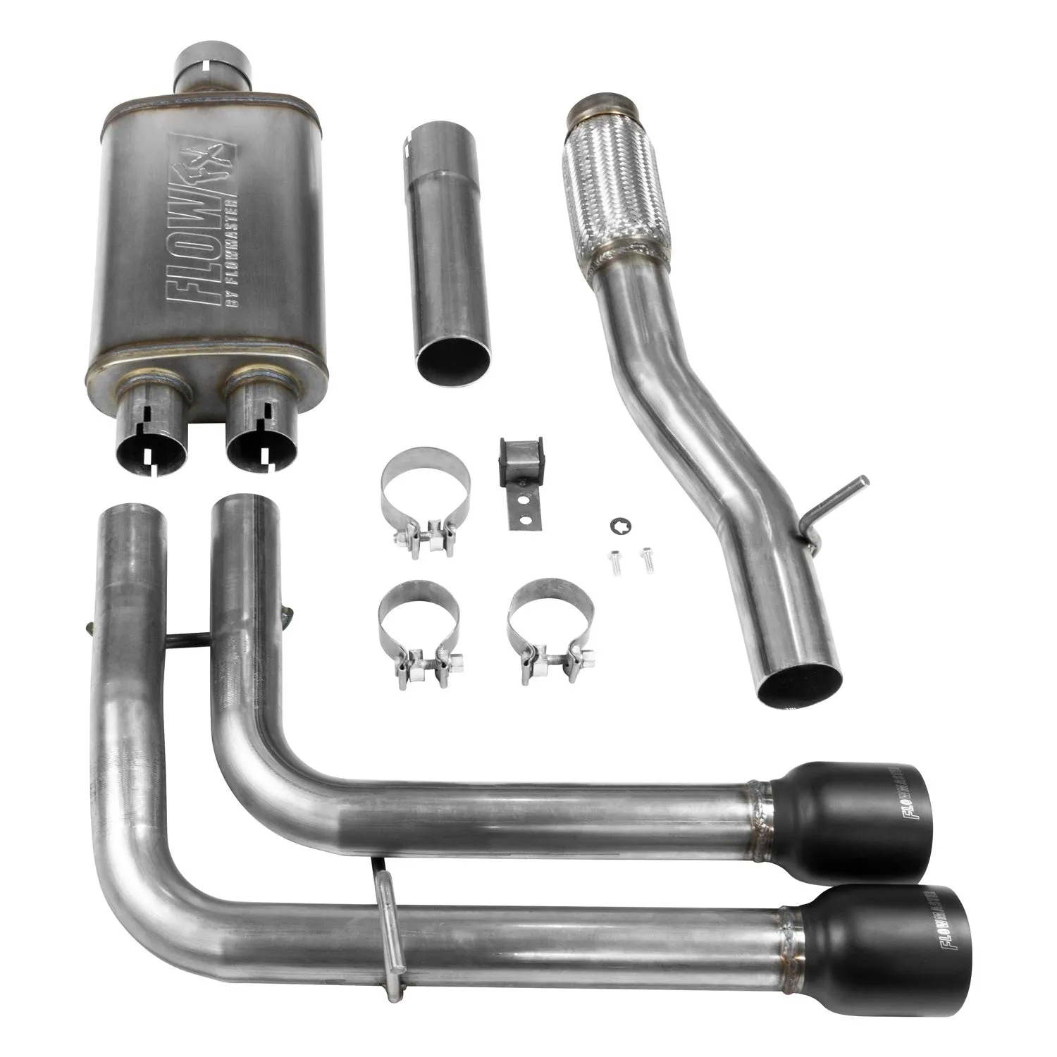 Flowmaster Cat-Back Exhaust Kit 14- GM Pickup 1500 5.3L