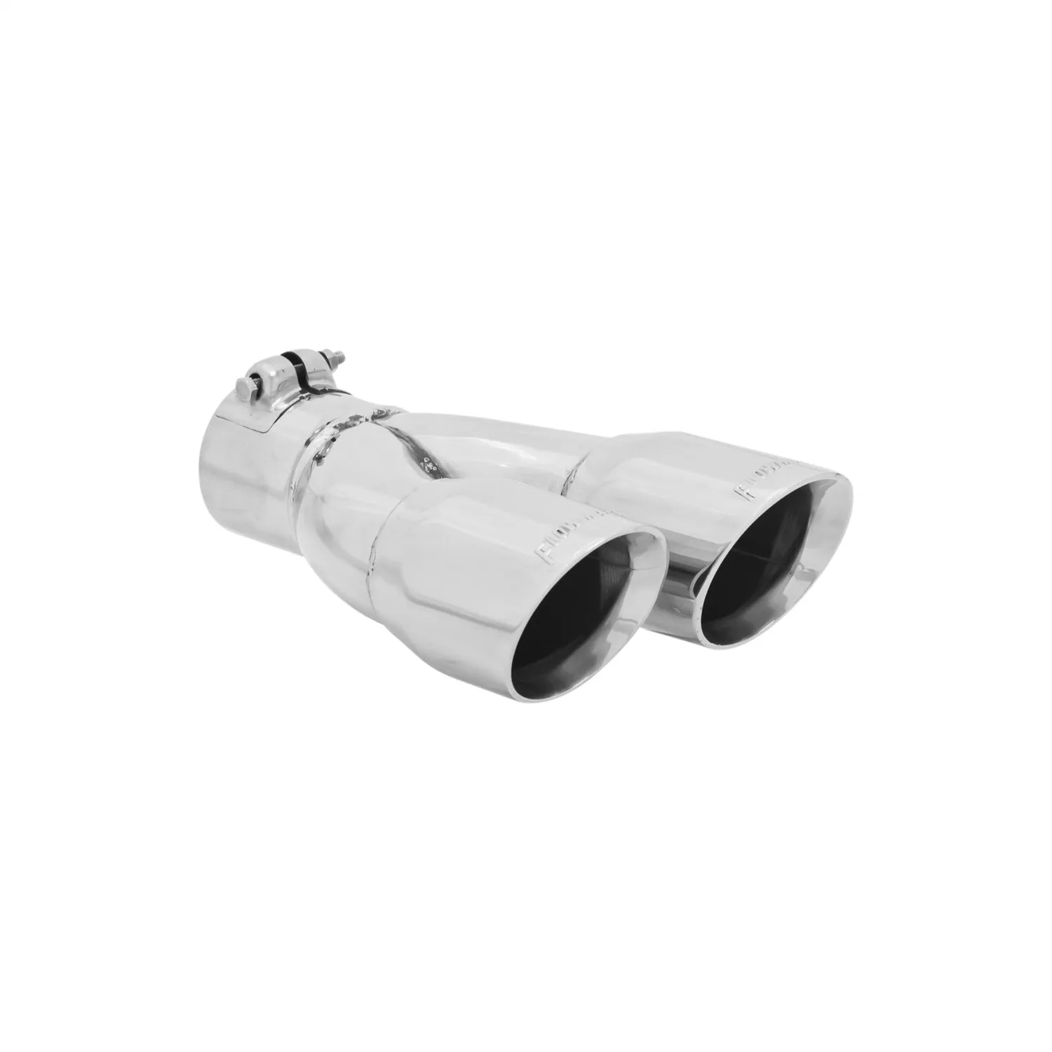 Flowmaster Clamp-On Exhaust Tip 2.5" Inlet 3" Outlet 10" Long - Double Wall