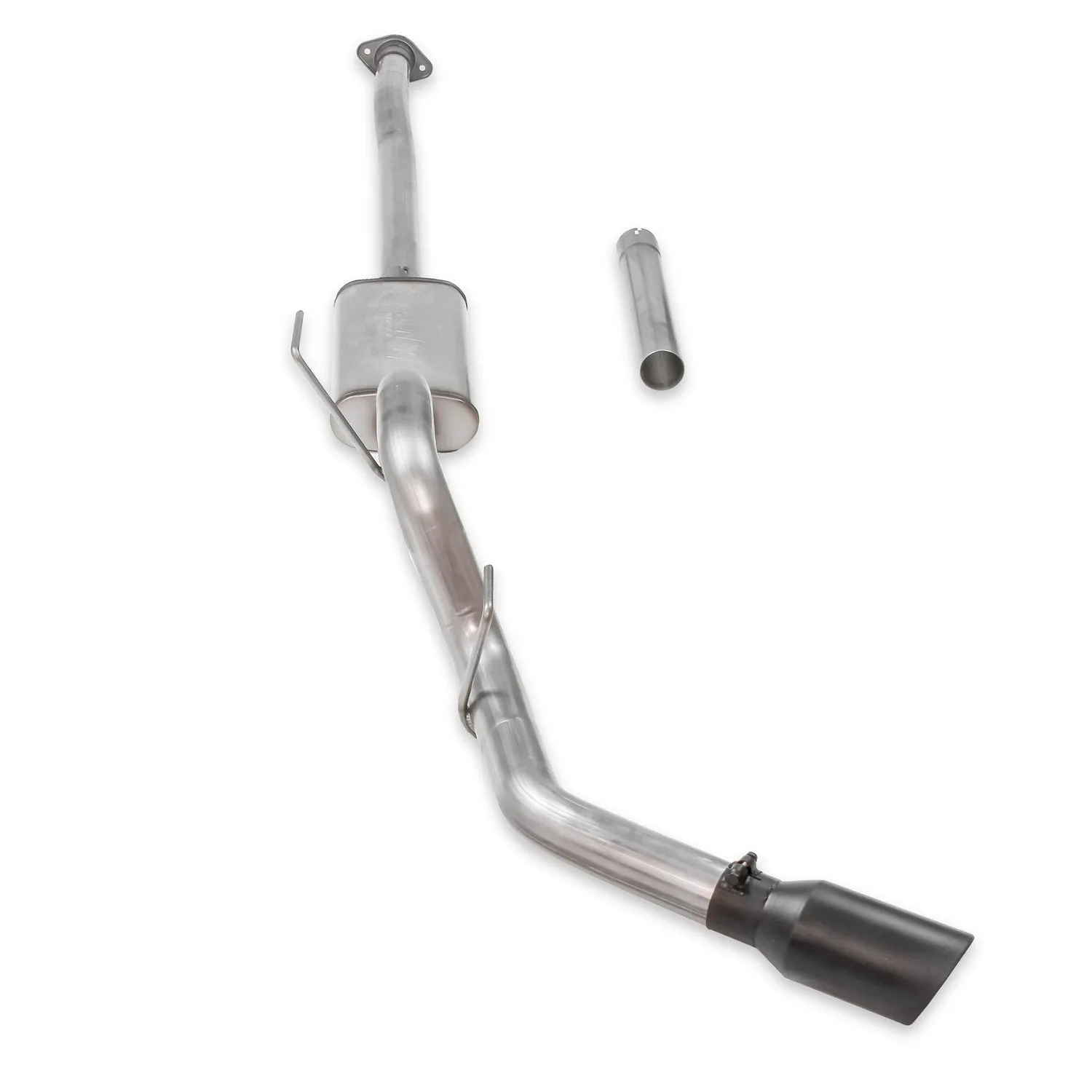 Flowmaster FlowFX Cat-Back Exhaust System - 3 in Diameter - Single Side Exit - 4-1/2 in Black Tip - Stainless - Ford Fullsize Truck 2015-20