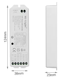 FluxTech - 5 In 1 LED Strip Light Controller for Single Colour/ CCT/ RGB/ RGBW/ RGB CCT Strips Light