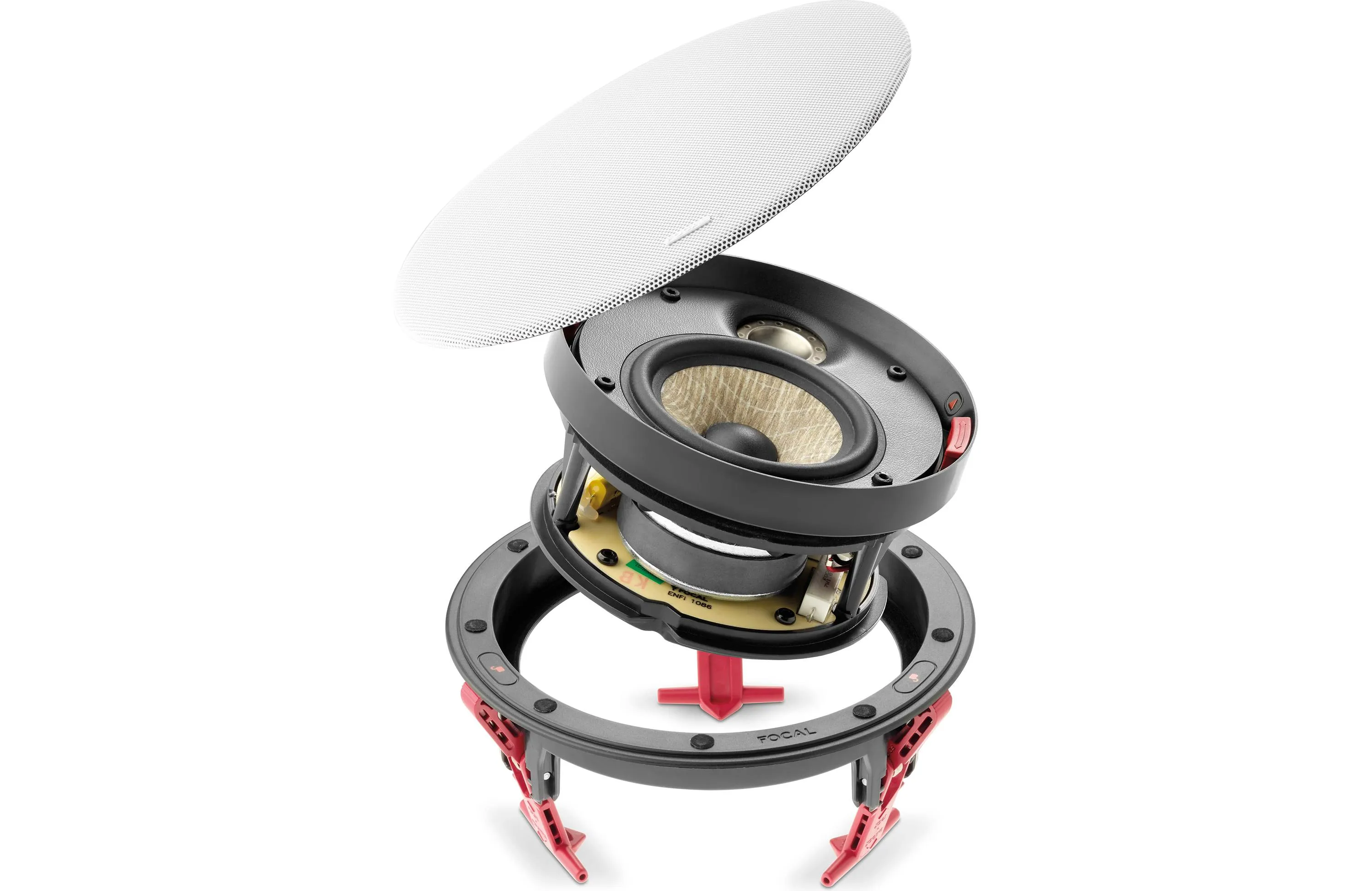 Focal 4 In-Wall/In-Ceiling Loudspeaker with Enhanced Flax Woofer - 300 ICW 4 Model (Each)