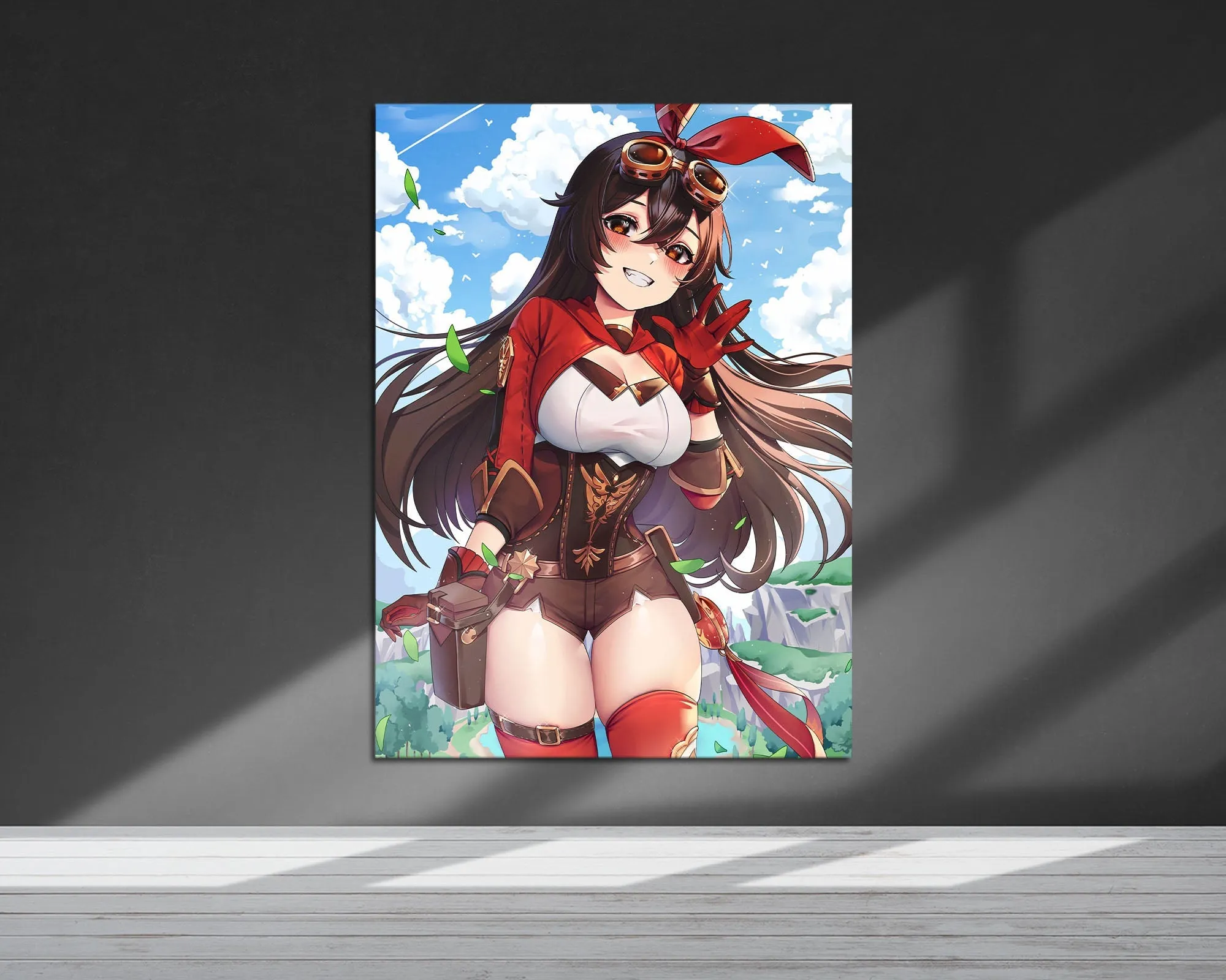 Genshin Impact Amber Metal Poster