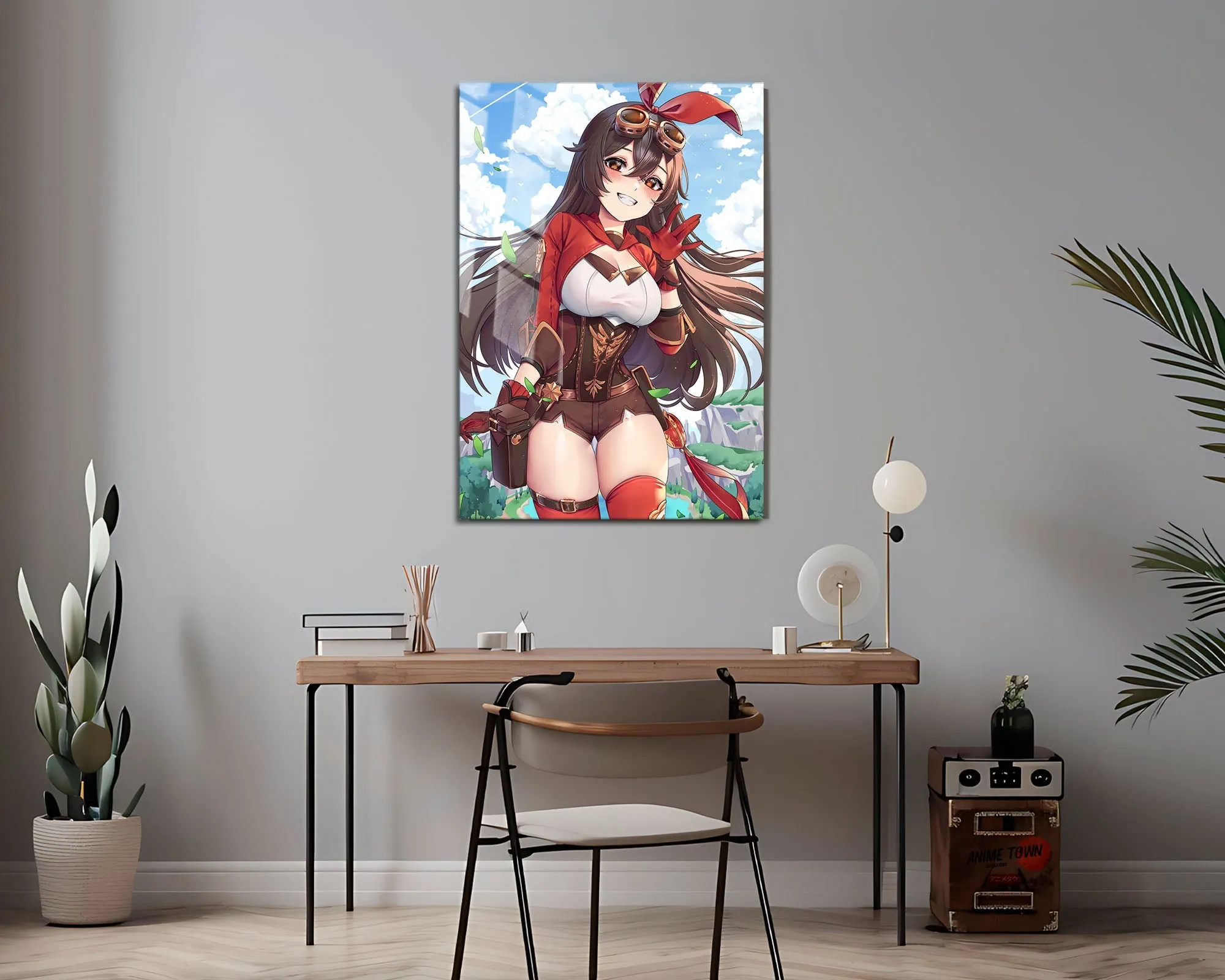 Genshin Impact Amber Metal Poster