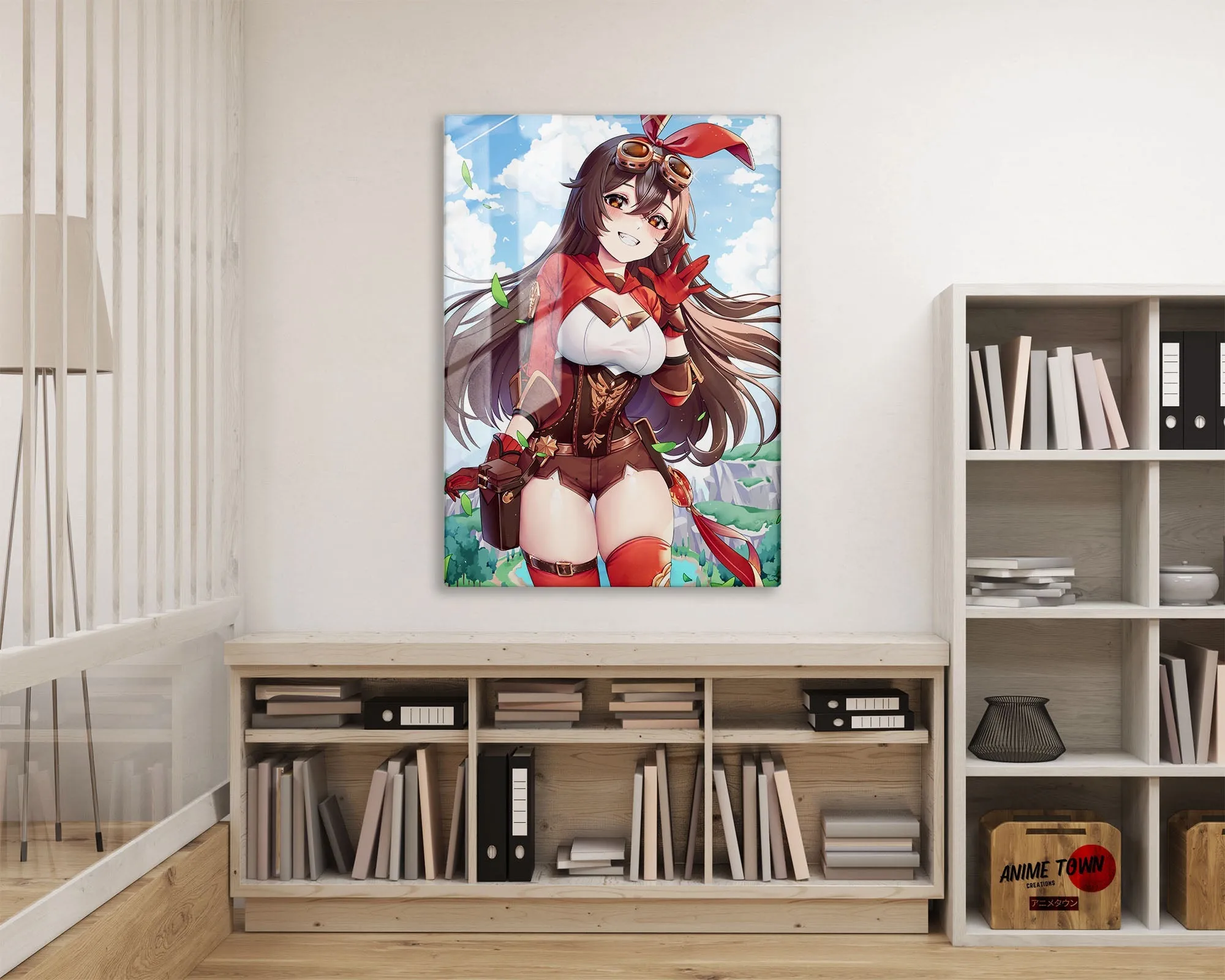 Genshin Impact Amber Metal Poster