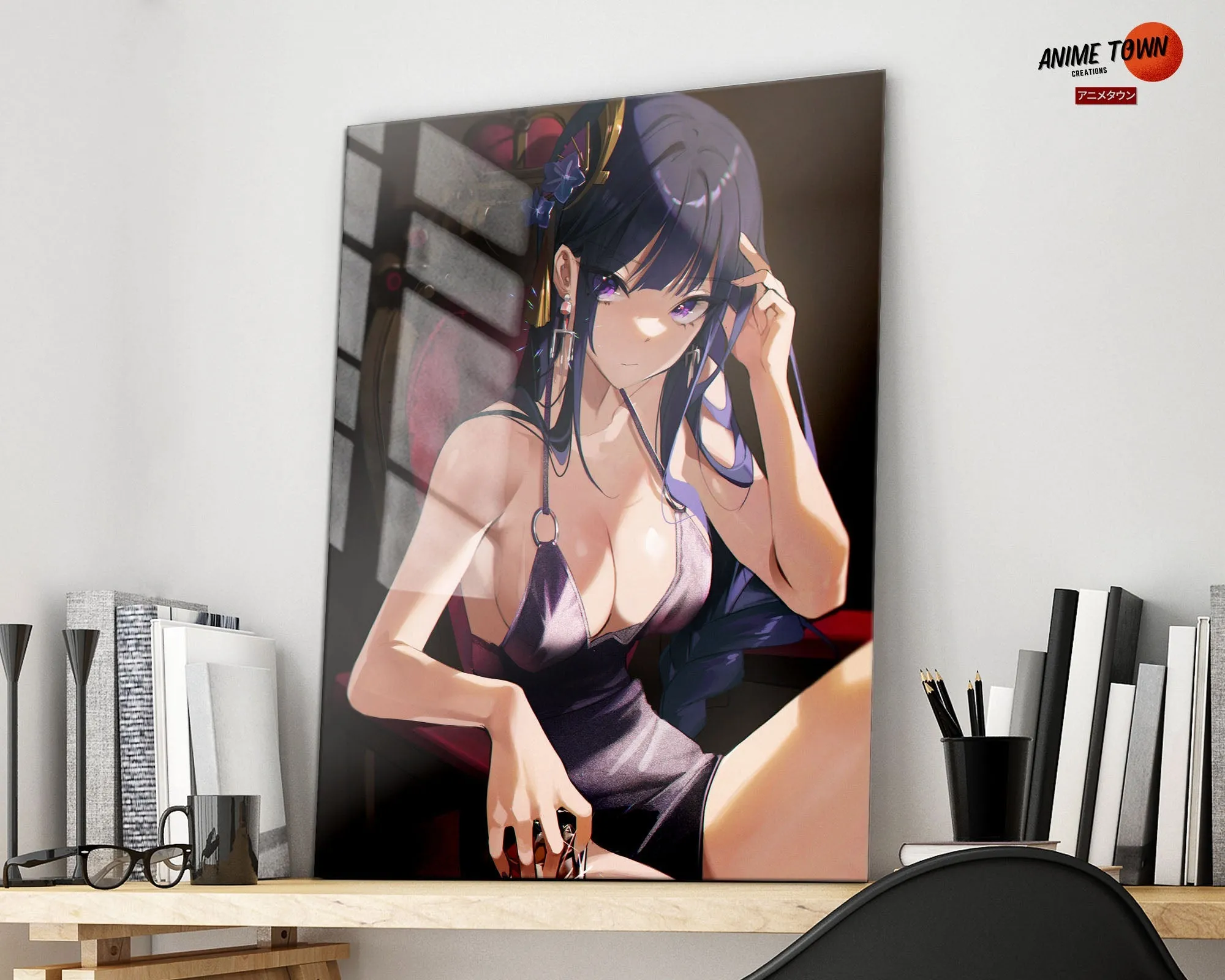 Genshin Impact Raiden Shogun Metal Poster