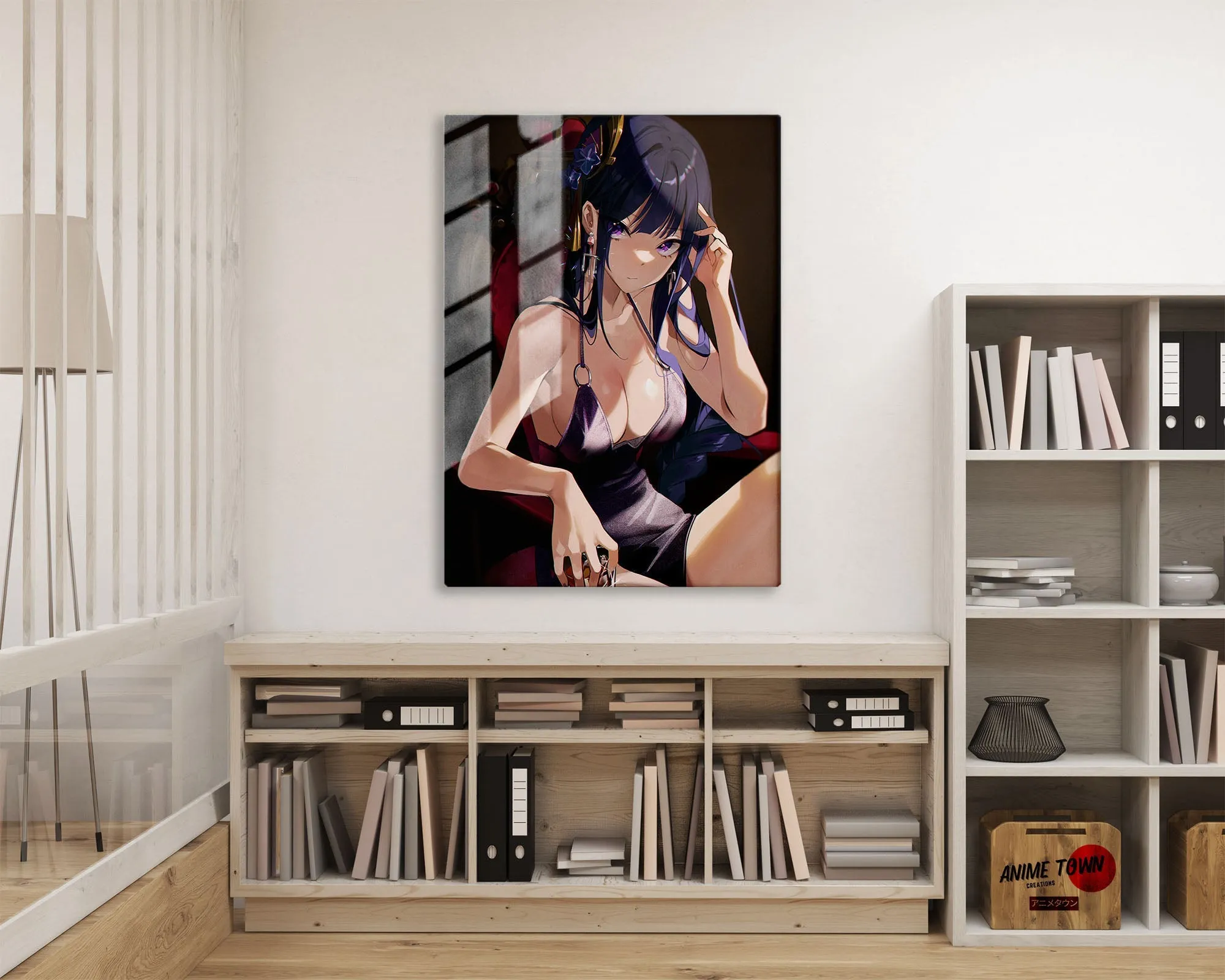 Genshin Impact Raiden Shogun Metal Poster