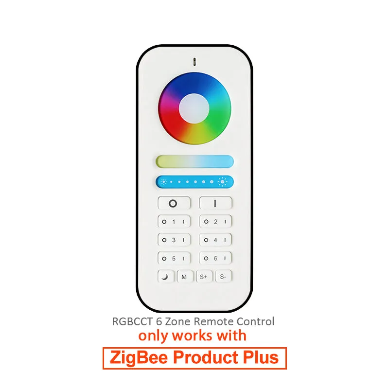 GLEDOPTO Zigbee RGBCCT LED Controller Plus RGB CCT Smart Working with Amazon Alexa Echo 3.0 Gateway APP Remote Control 12V 24V
