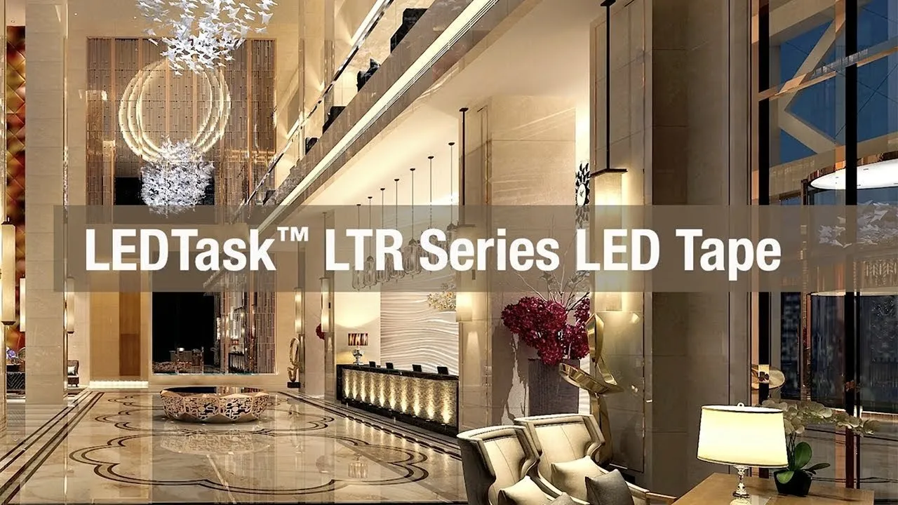 GM Lighting LTR-S-24V 5.8W 16FT LED Tape Indoor Location 27K-40K