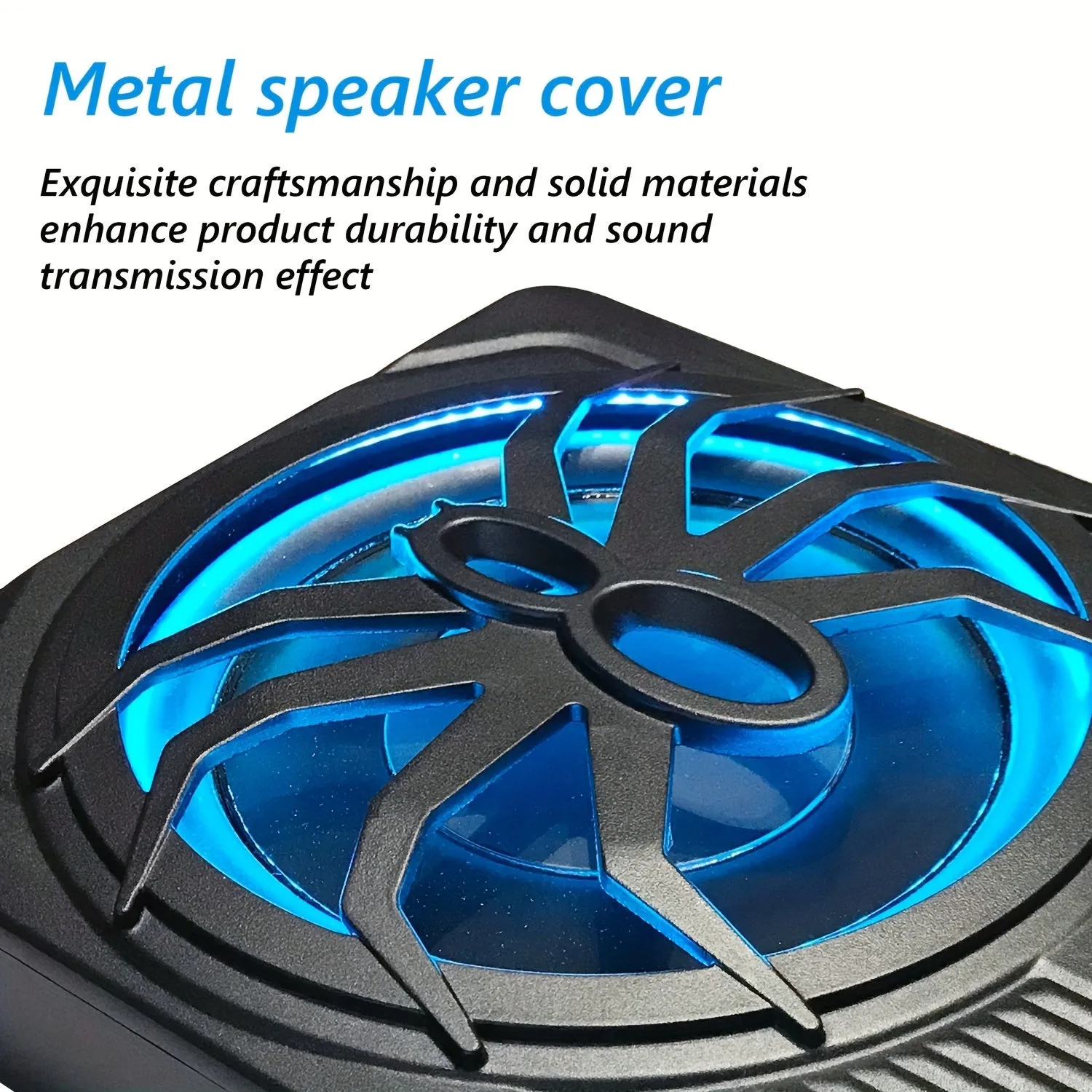 High-power Active Car Subwoofer, Seven Lights Can Be Switched At Will, 10-inch Speaker With Shocking Bass, Ultra-thin Body Can Be Installed Under The Seat