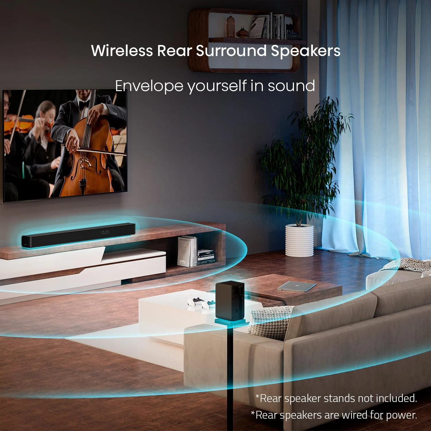 Hisense AX5100G 5.1 Channel Dolby Atmos 340W Soundbar w/ Surround Speakers