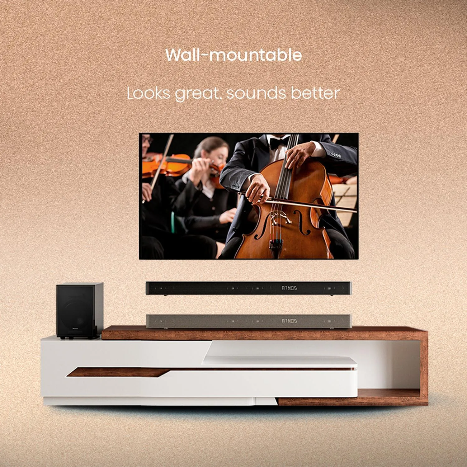 Hisense AX5100G 5.1 Channel Dolby Atmos 340W Soundbar w/ Surround Speakers