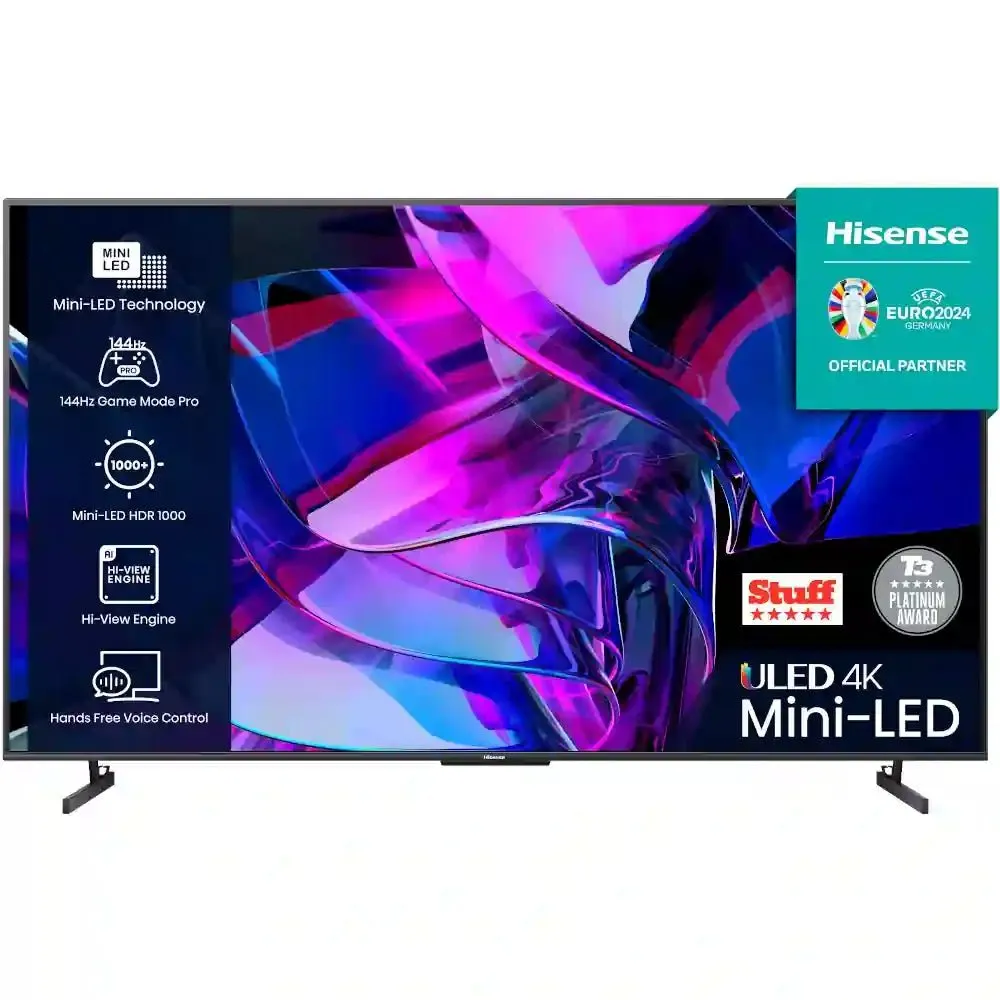 Hisense U7 Series 75U7KQTUK 75" Mini LED 4K Ultra HD Mini-LED Smart TV - Grey