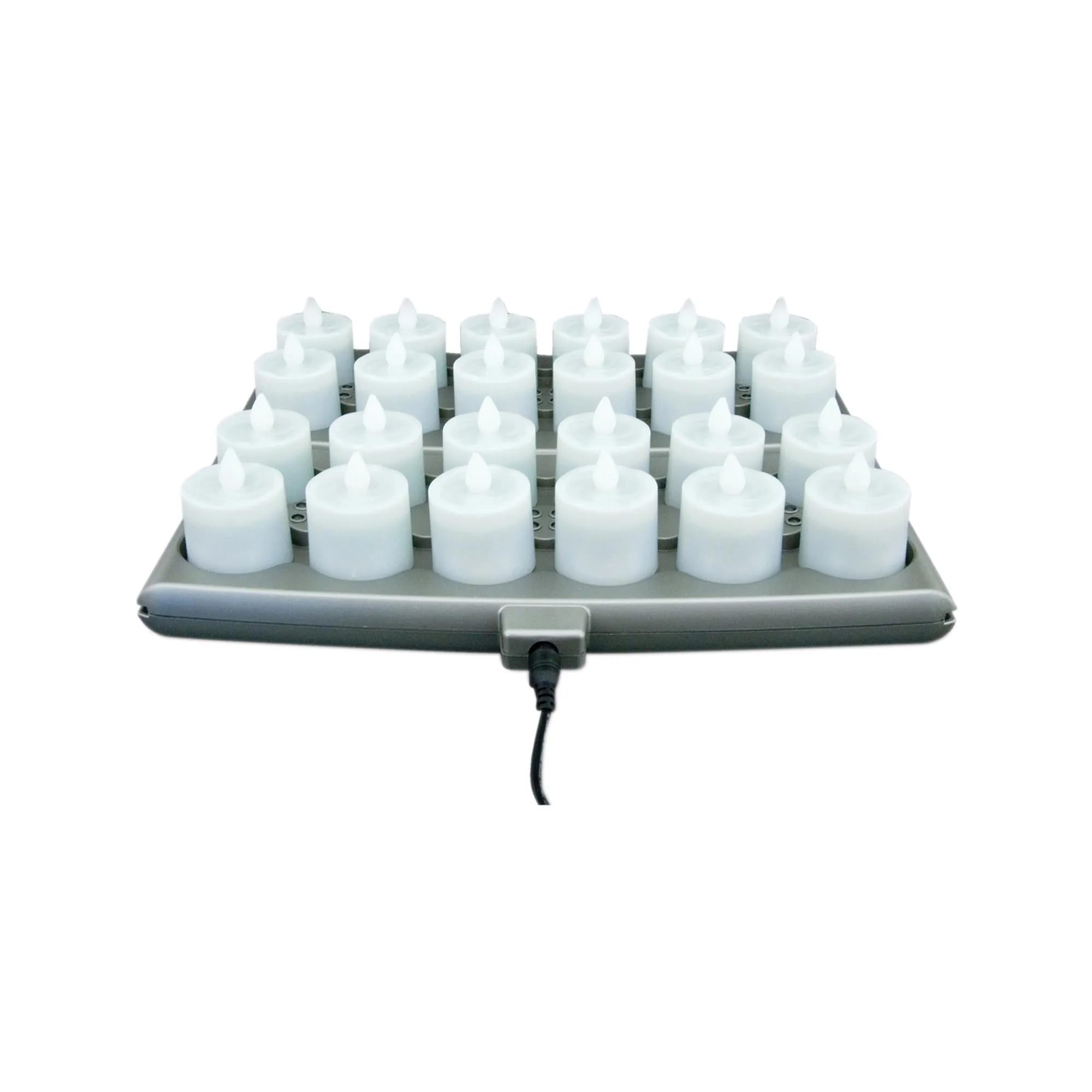 Hollowick Platinum  LED Rechargeable Series 24 Set Amber