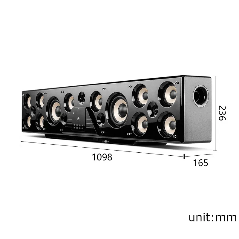 HY 6120HD 750W Bluetooth Speaker 3D Surround 5.1CH DTS Home Theatre Wooden Soundbar for Xiaomi TV Echos Wall TV Karaoke Speakers Fiber Coaxial AC-3 USB AUX TV Soeaker