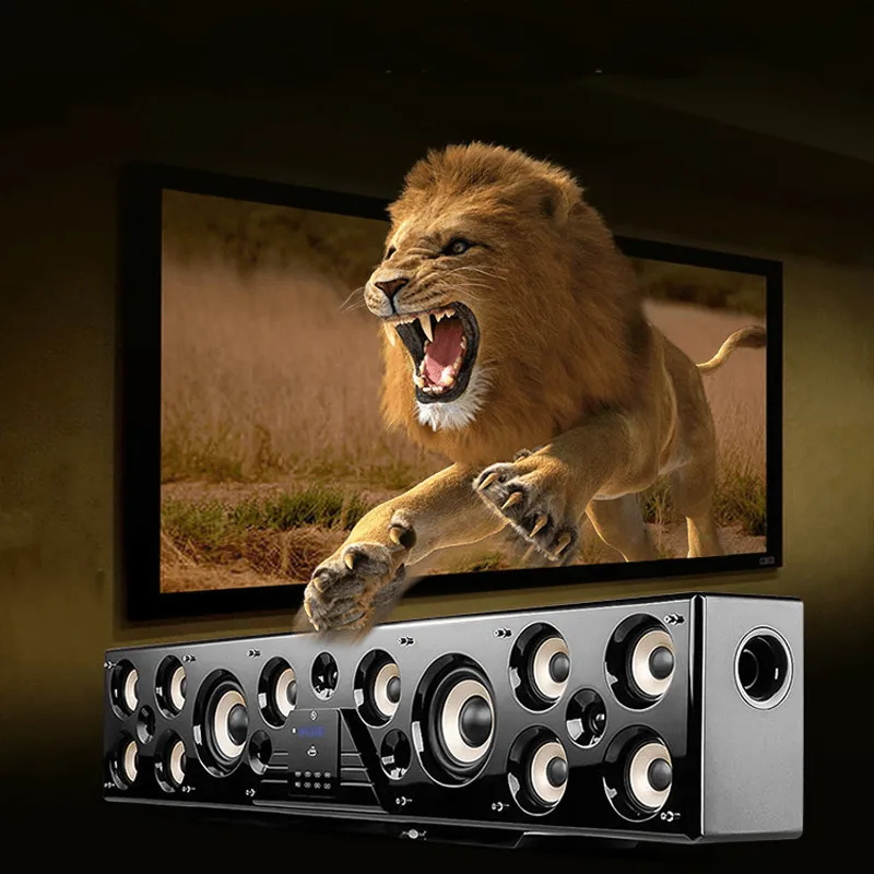 HY 6120HD 750W Bluetooth Speaker 3D Surround 5.1CH DTS Home Theatre Wooden Soundbar for Xiaomi TV Echos Wall TV Karaoke Speakers Fiber Coaxial AC-3 USB AUX TV Soeaker