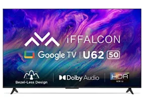 iFFALCON 126 cm (50 inches) 4K Ultra HD Smart LED Google TV iFF50U62 (Black)
