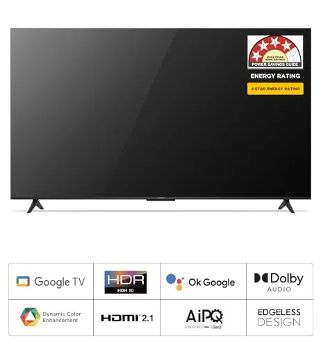 iFFALCON 126 cm (50 inches) 4K Ultra HD Smart LED Google TV iFF50U62 (Black)