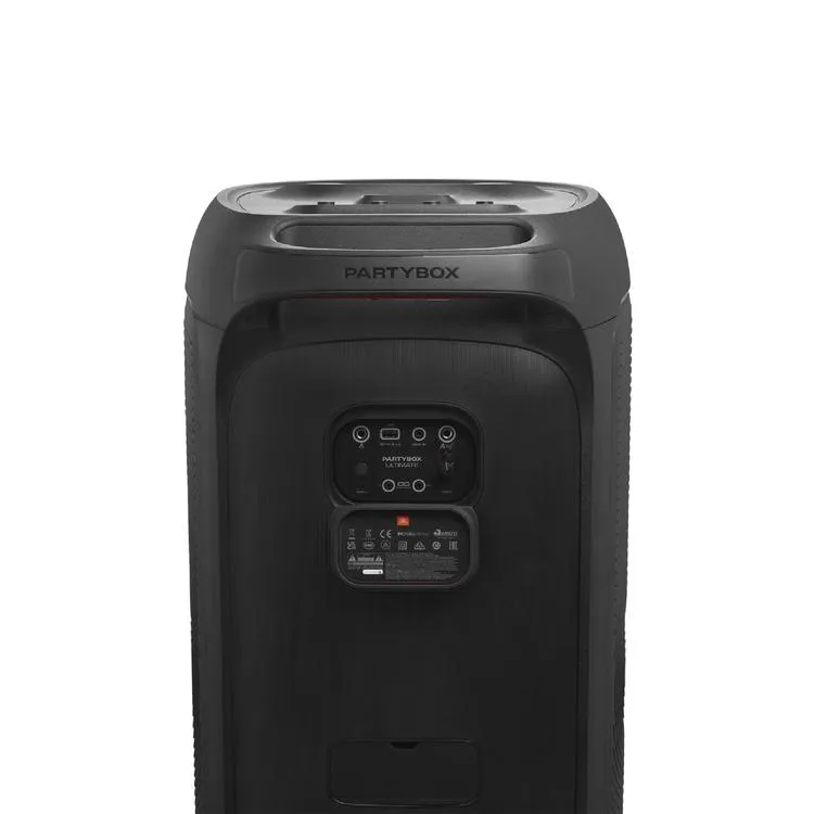 JBL PartyBox Ultimate | Haut-parleur portatif - Jeu de lumière - WiFi 6 - Bluetooth 5.3 - Noir