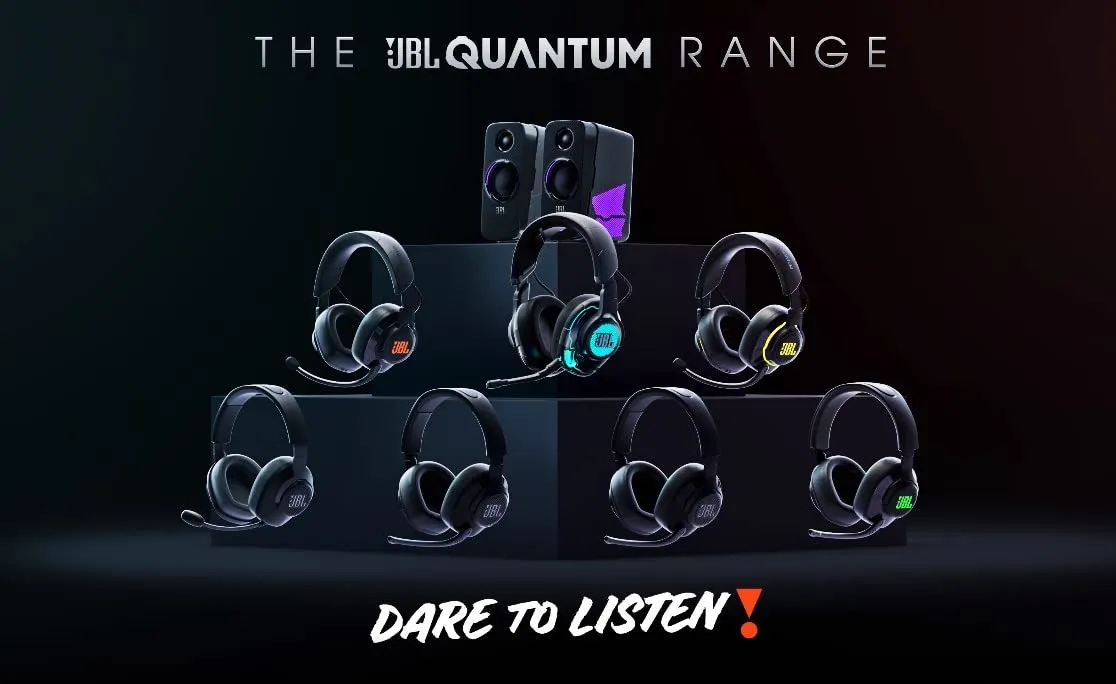 JBL Quantum 400 USB Wired Over-Ear Gaming Headset