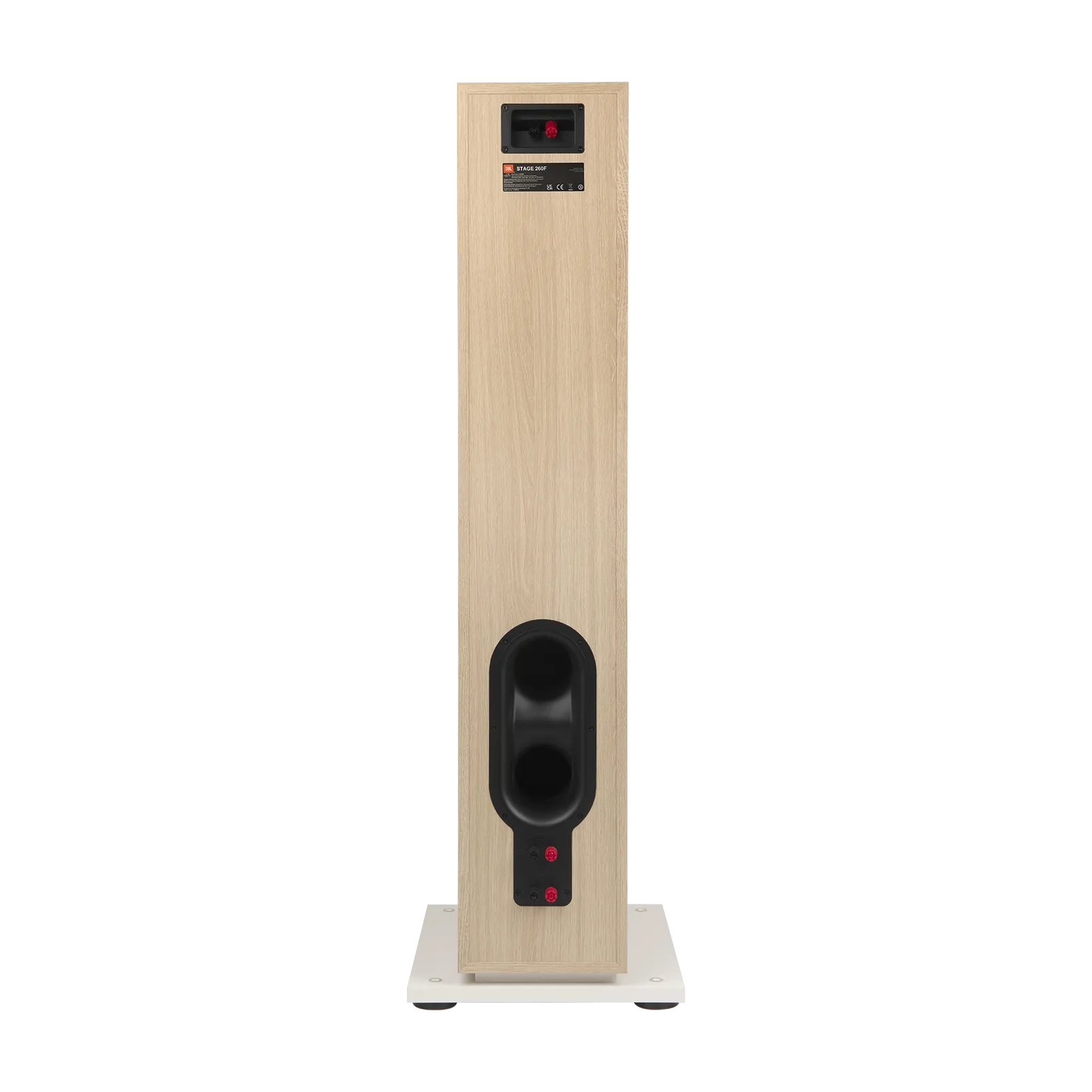 JBL STAGE 260F 2.5-Way Floor-Standing Loudspeaker (Single, Latte) - Dual 6.5"