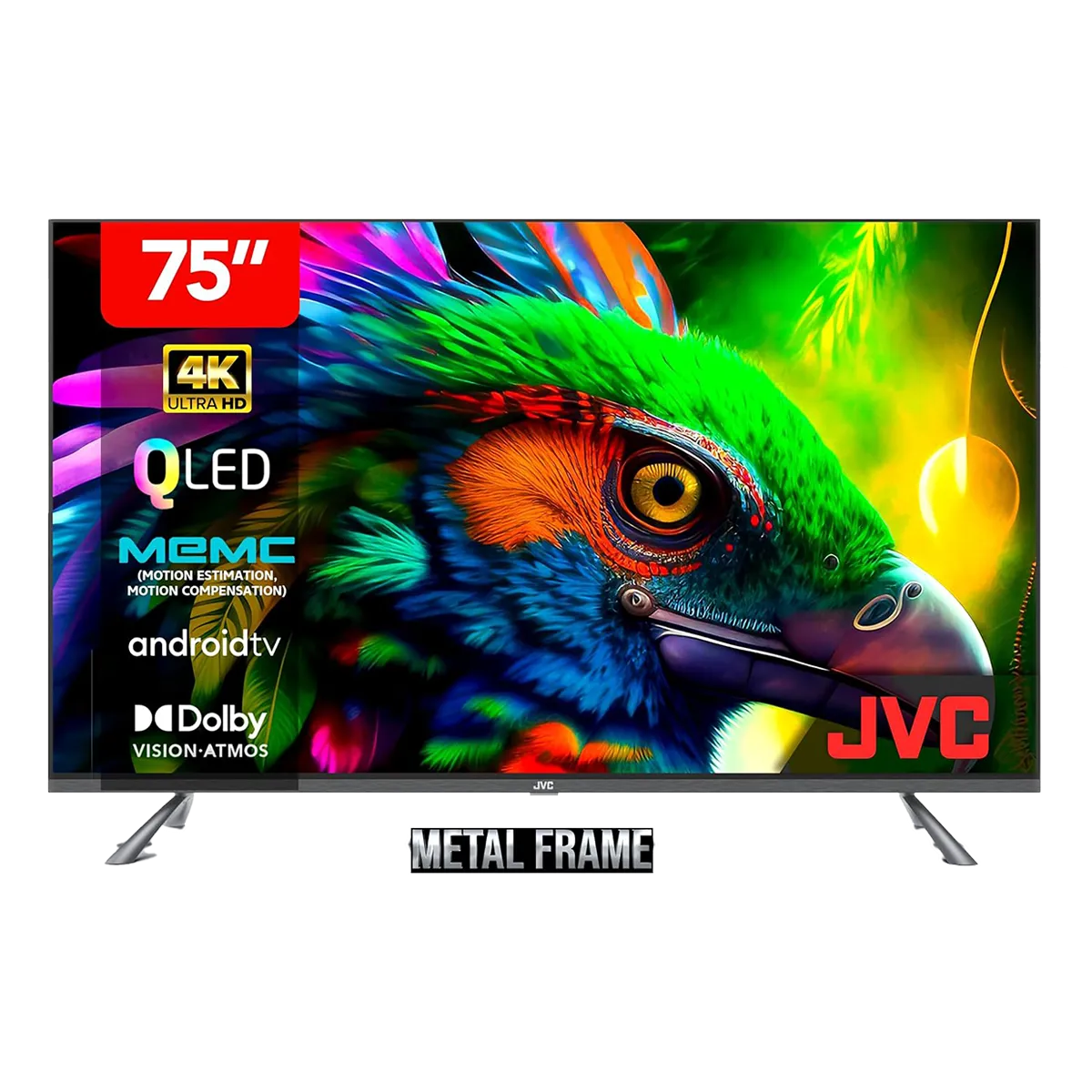 JVC 75 inch UHD 4K QLED Android TV AV-JQ757115A