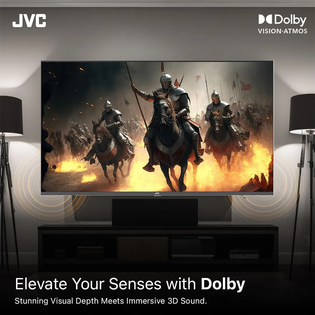 JVC 75 inch UHD 4K QLED Android TV AV-JQ757115A