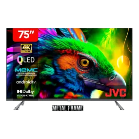 JVC 75 inch UHD 4K QLED Android TV AV-JQ757115A