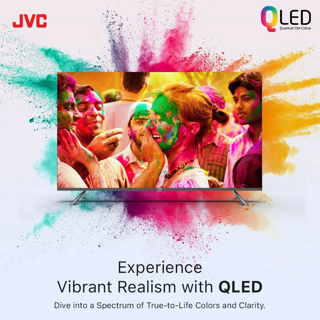 JVC 75 inch UHD 4K QLED Android TV AV-JQ757115A
