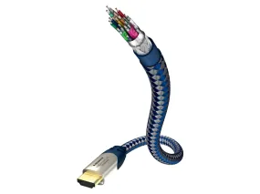 Kabelis HDMI-HDMI kištukai 5.0m (HDMI 2.0) In-Akustik PREMIUM