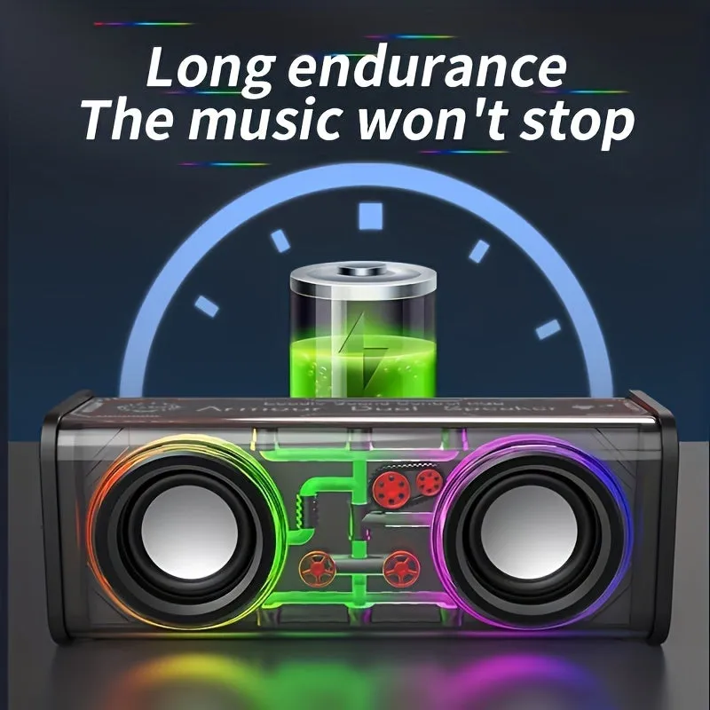Kinglucky V8 Wireless Speaker, Speaker with 16W Loud Sound & Deeper Bass, 24H Playtime, TWS Pairing Portable Wireless Speaker for Home, Outdoor