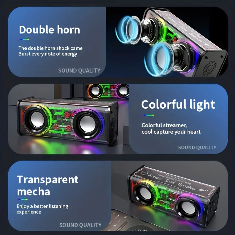 Kinglucky V8 Wireless Speaker, Speaker with 16W Loud Sound & Deeper Bass, 24H Playtime, TWS Pairing Portable Wireless Speaker for Home, Outdoor