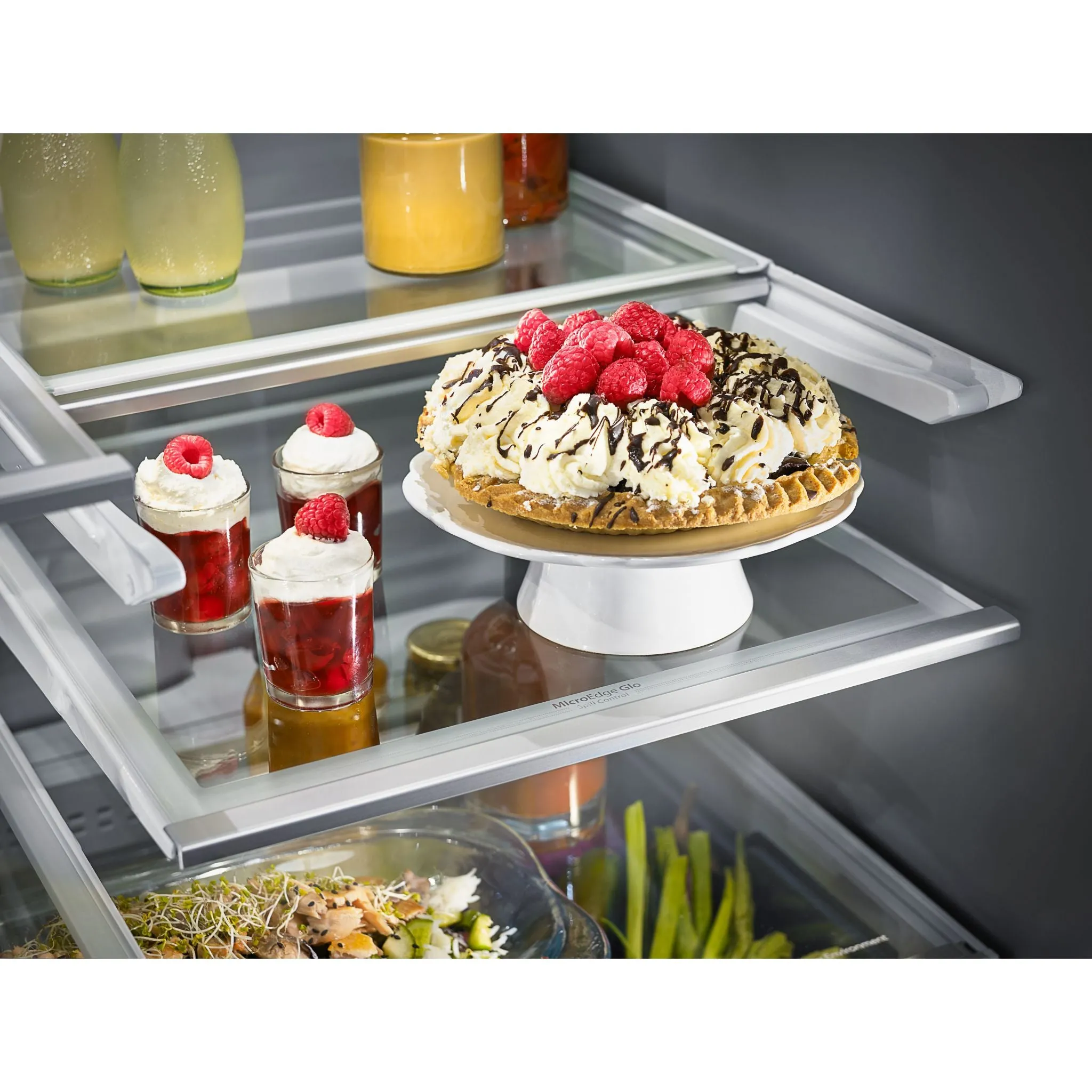 KitchenAid 5 Door Fridge (KRMF706EBS) - Black Stainless Steel with PrintShield™ Finish