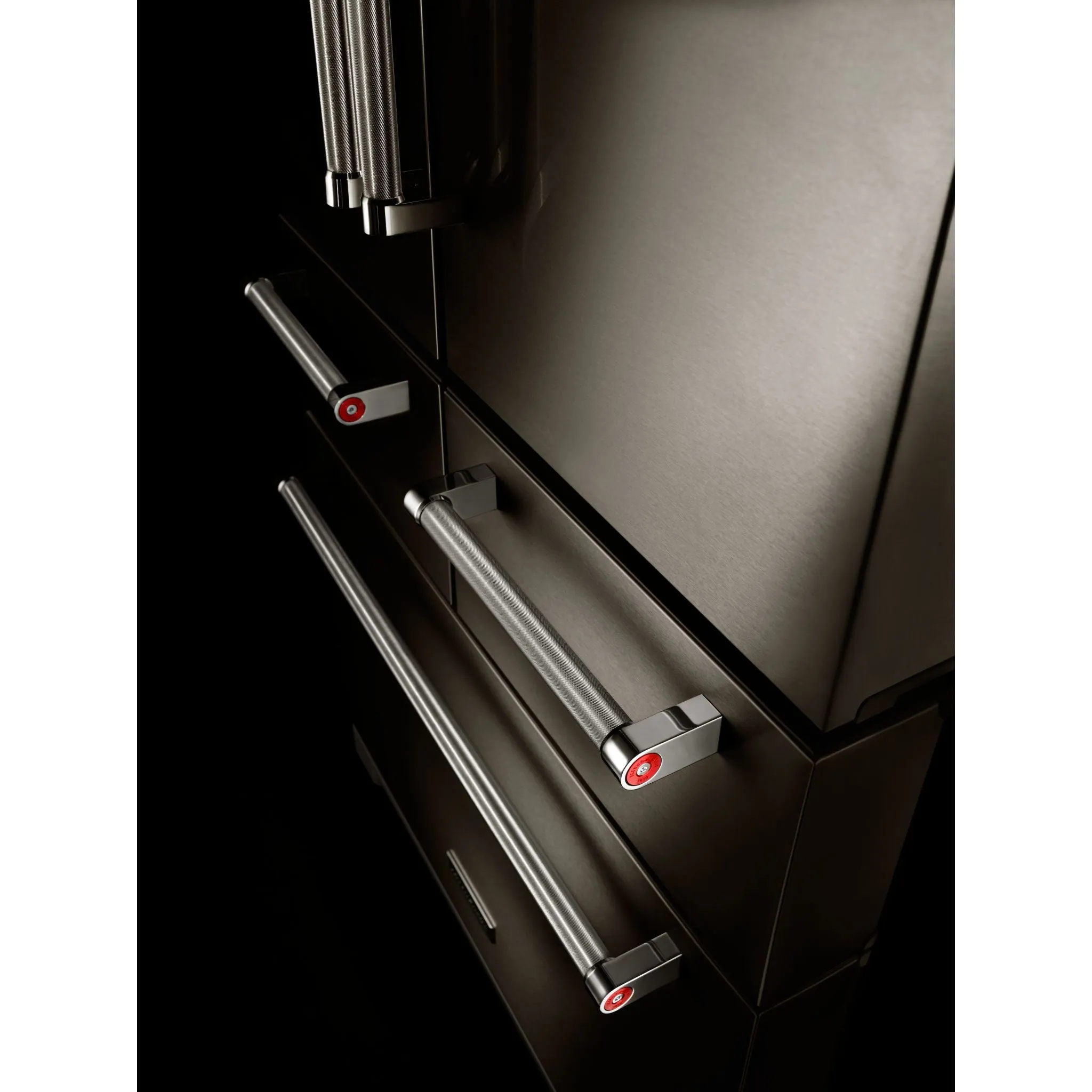 KitchenAid 5 Door Fridge (KRMF706EBS) - Black Stainless Steel with PrintShield™ Finish