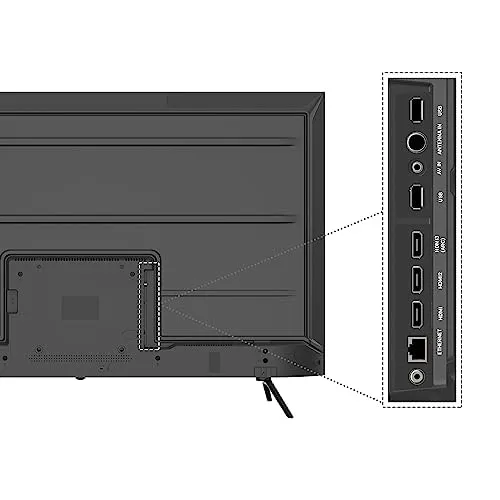 Kodak 126 cm (50 inches) CAPRO Series 4K Ultra HD LED Google TV 50CAPROGT5012 (Black)