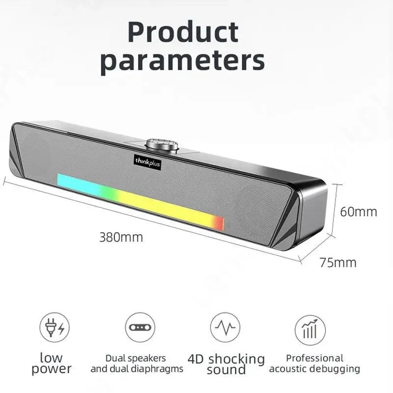 Lenovo TS33 Movie Audio Surround Sound Speaker: Elevate Your Sound