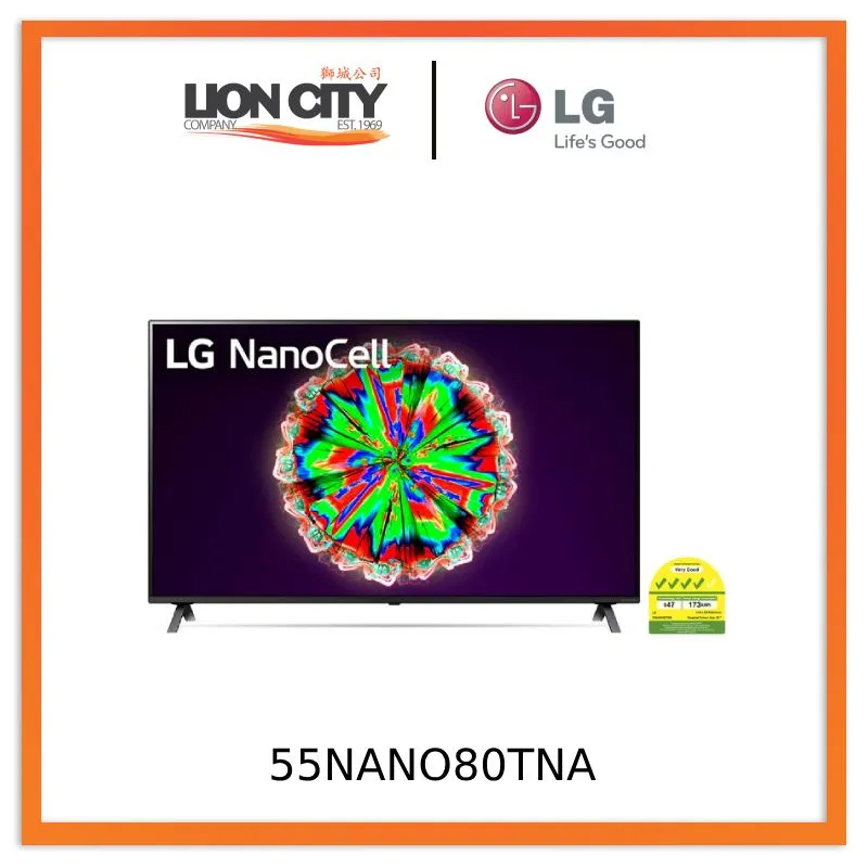 Lg 55" 55nano80tna Nanocell 4k Tv