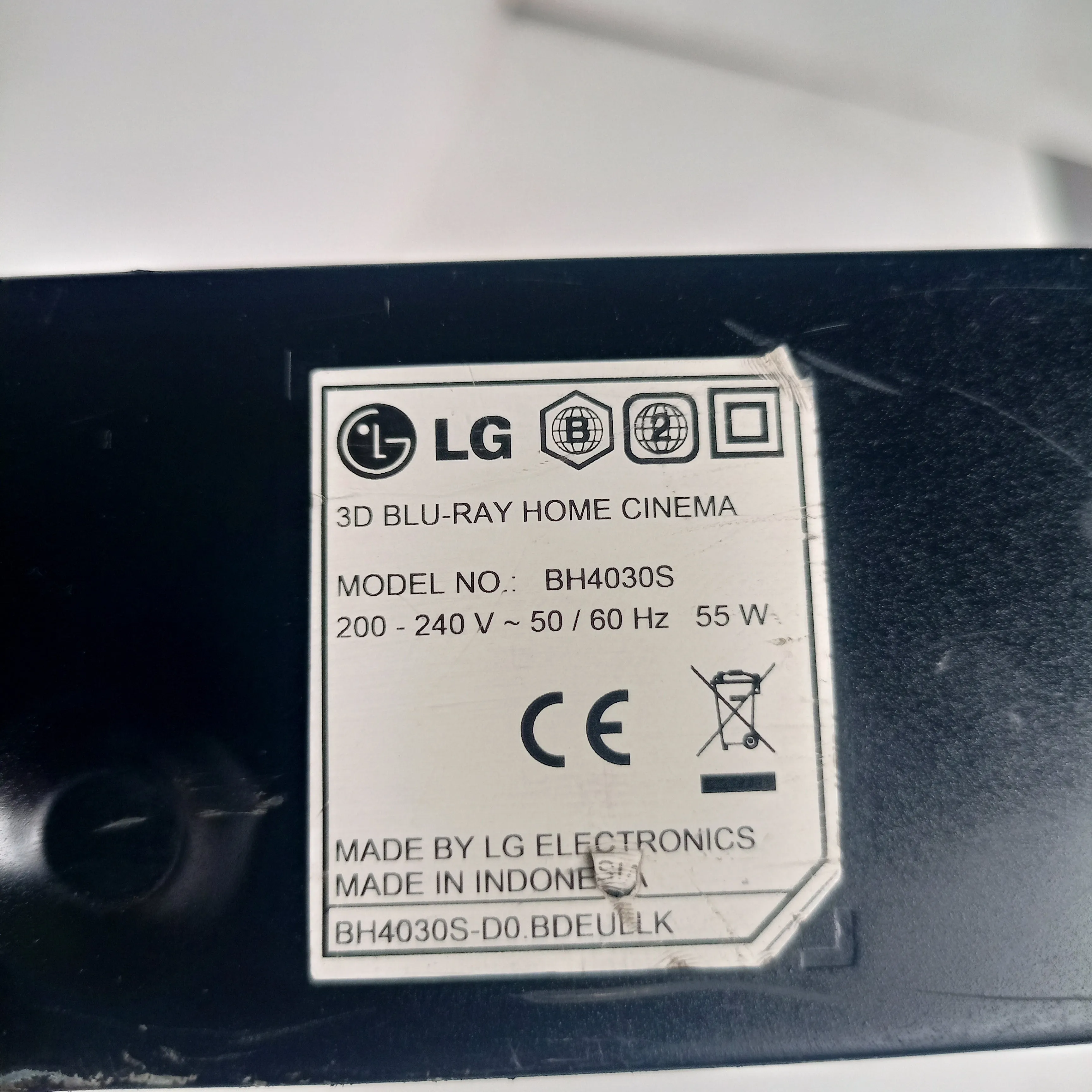 LG BH4030S 330Watts 3D Blu-ray Home Theater Machine Head - Foreign Used