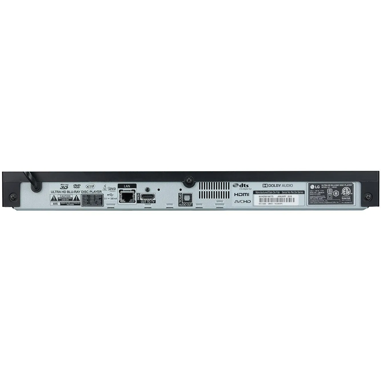 LG Blu-ray Player UBK80
