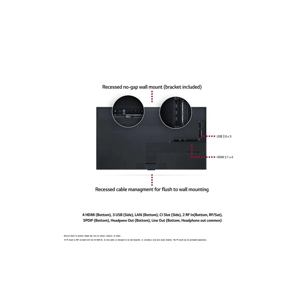 LG OLED65G16LA 65" 4K UHD OLED Smart TV with Self-lit Pixel Technology